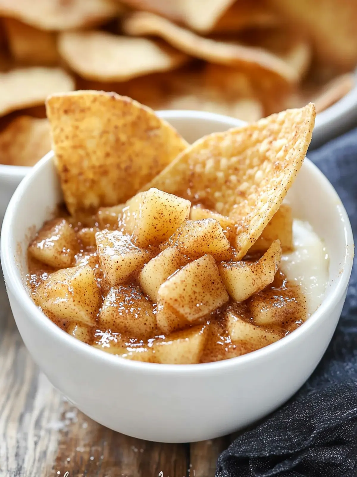 Irresistible Apple Pie Dip with Cinnamon Sugar Tortilla Chips 5 Apple Pie Dip with Cinnamon Sugar Tortilla Chips