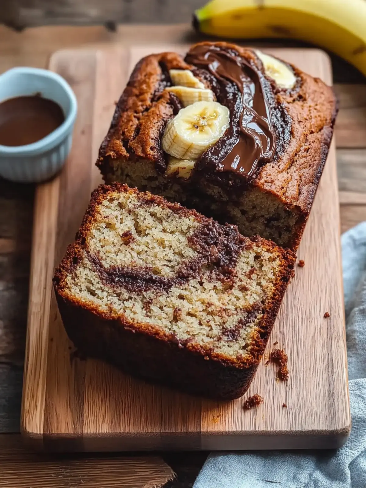 Nutella Swirl Banana Bread That You'll Crave Every Morning 5 Nutella Swirl Banana Bread