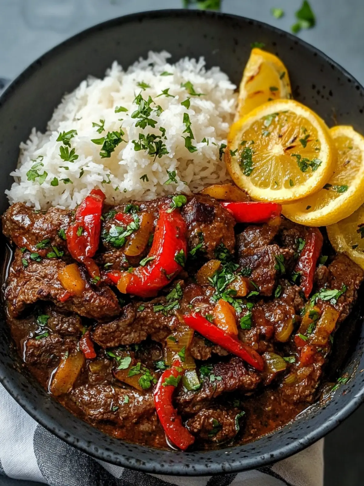 Puerto Rican Pepper Steak