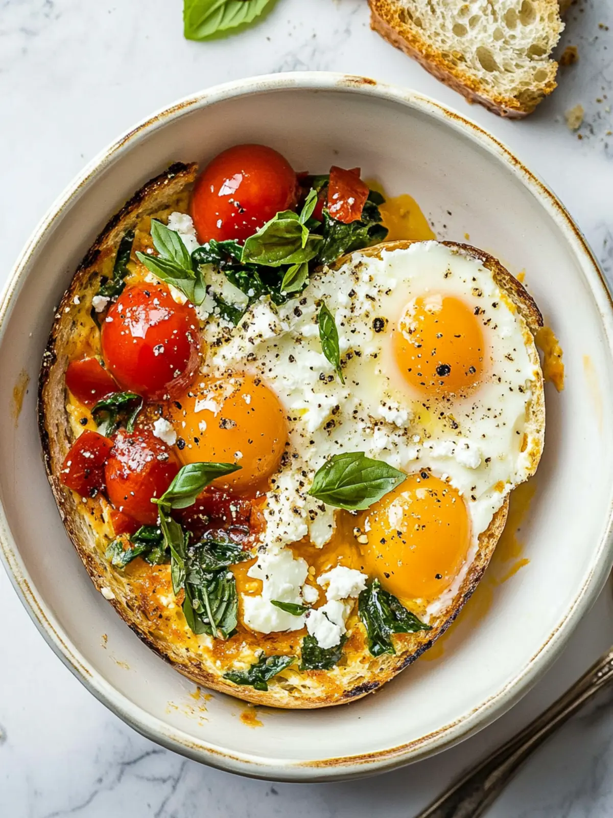 Savor Delicious Baked Feta Eggs for a Healthy Breakfast Delight 2 Baked Feta Eggs