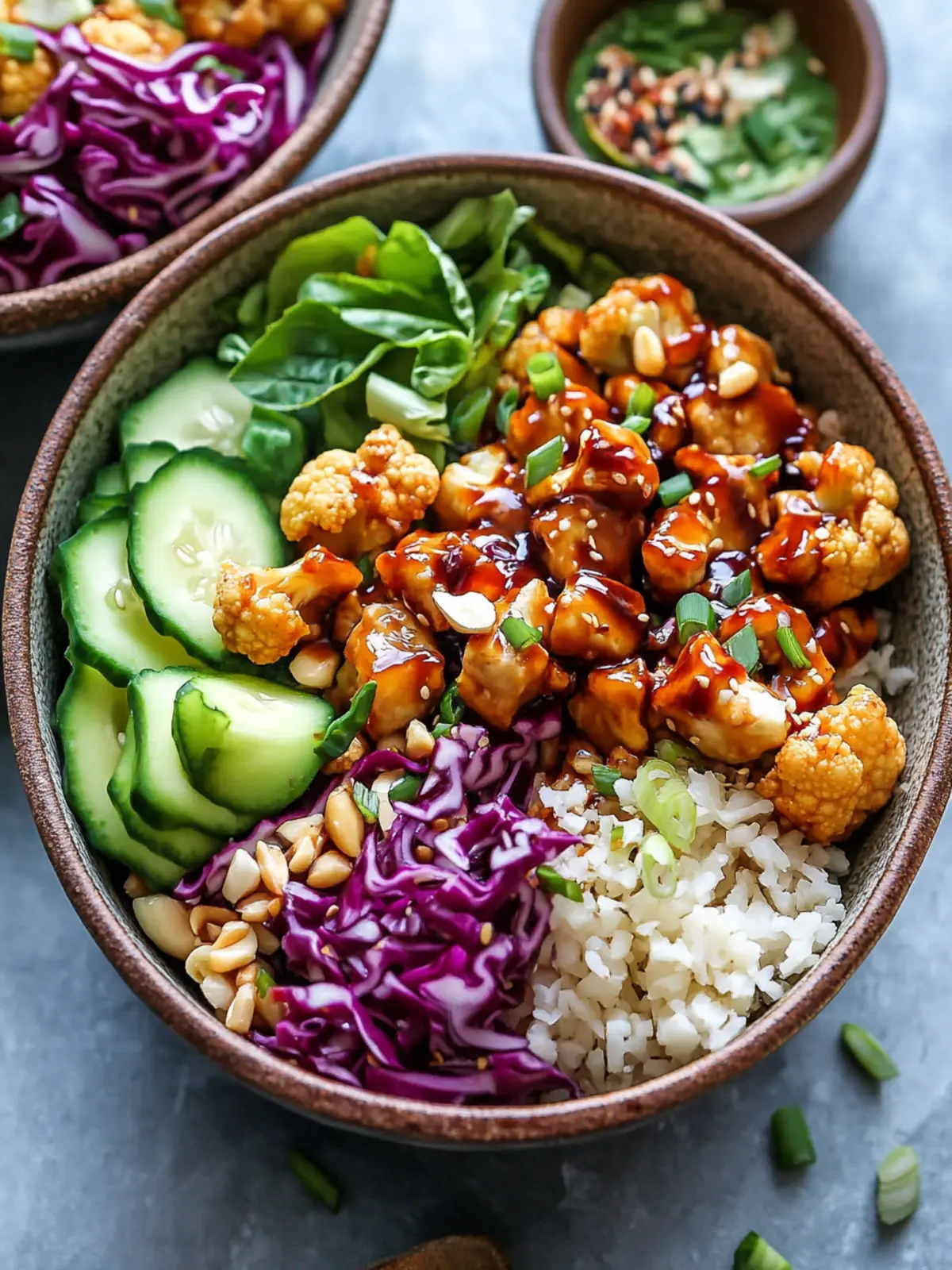 Teriyaki Cauliflower Power Bowls Vegan Bliss for Meal Prep 2 Teriyaki Cauliflower Power Bowls (Vegan)