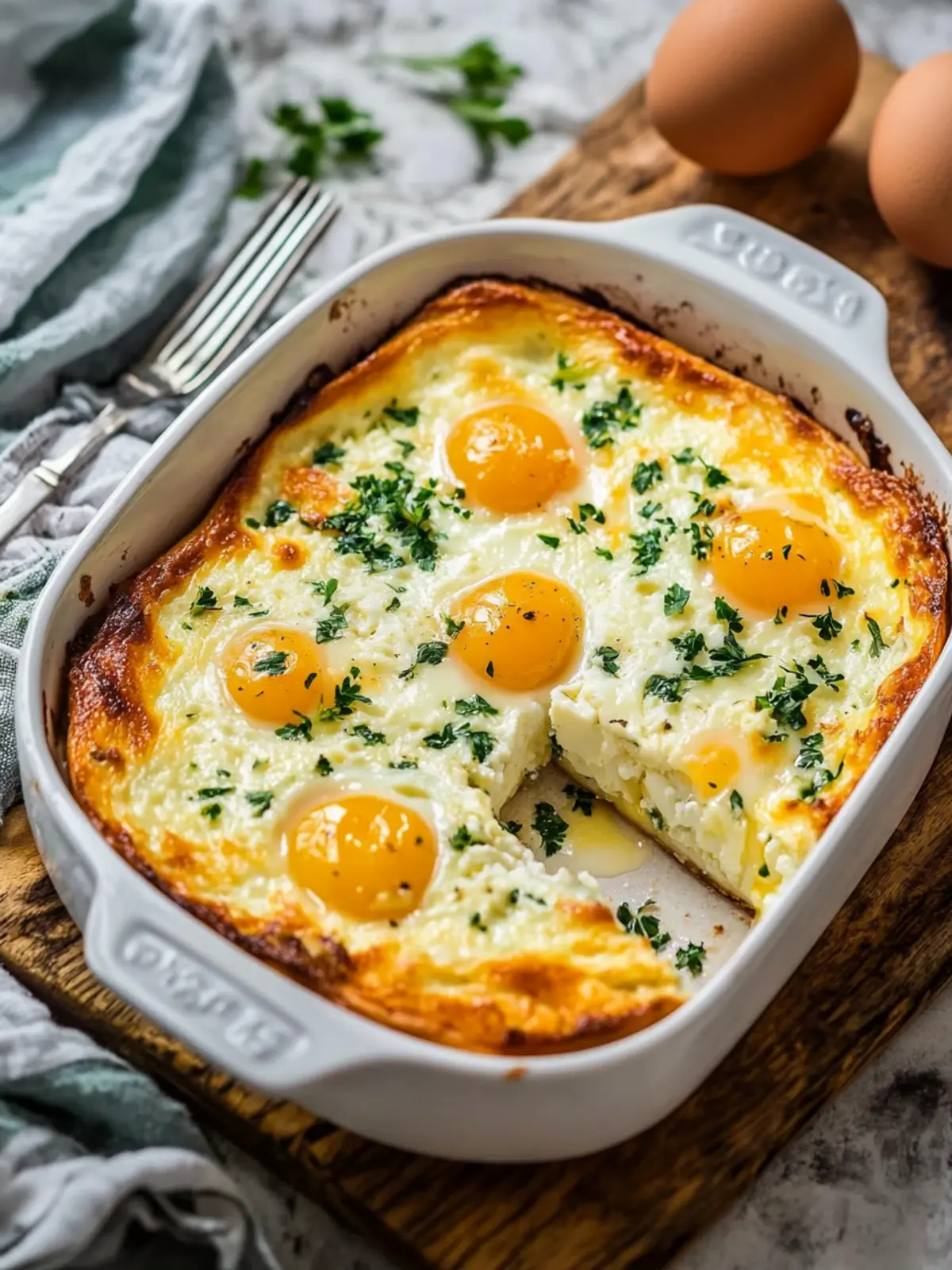 Baked Cottage Cheese Eggs for a Wholesome Breakfast Boost 2 Baked Cottage Cheese Eggs