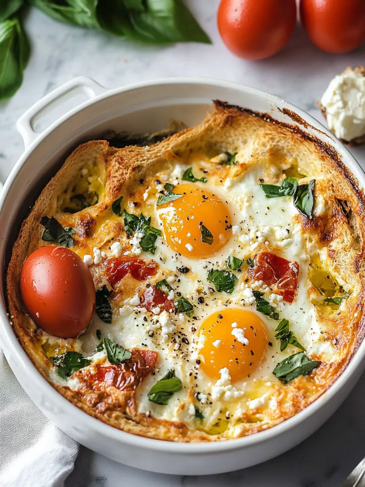 Savor Delicious Baked Feta Eggs for a Healthy Breakfast Delight 3 Baked Feta Eggs