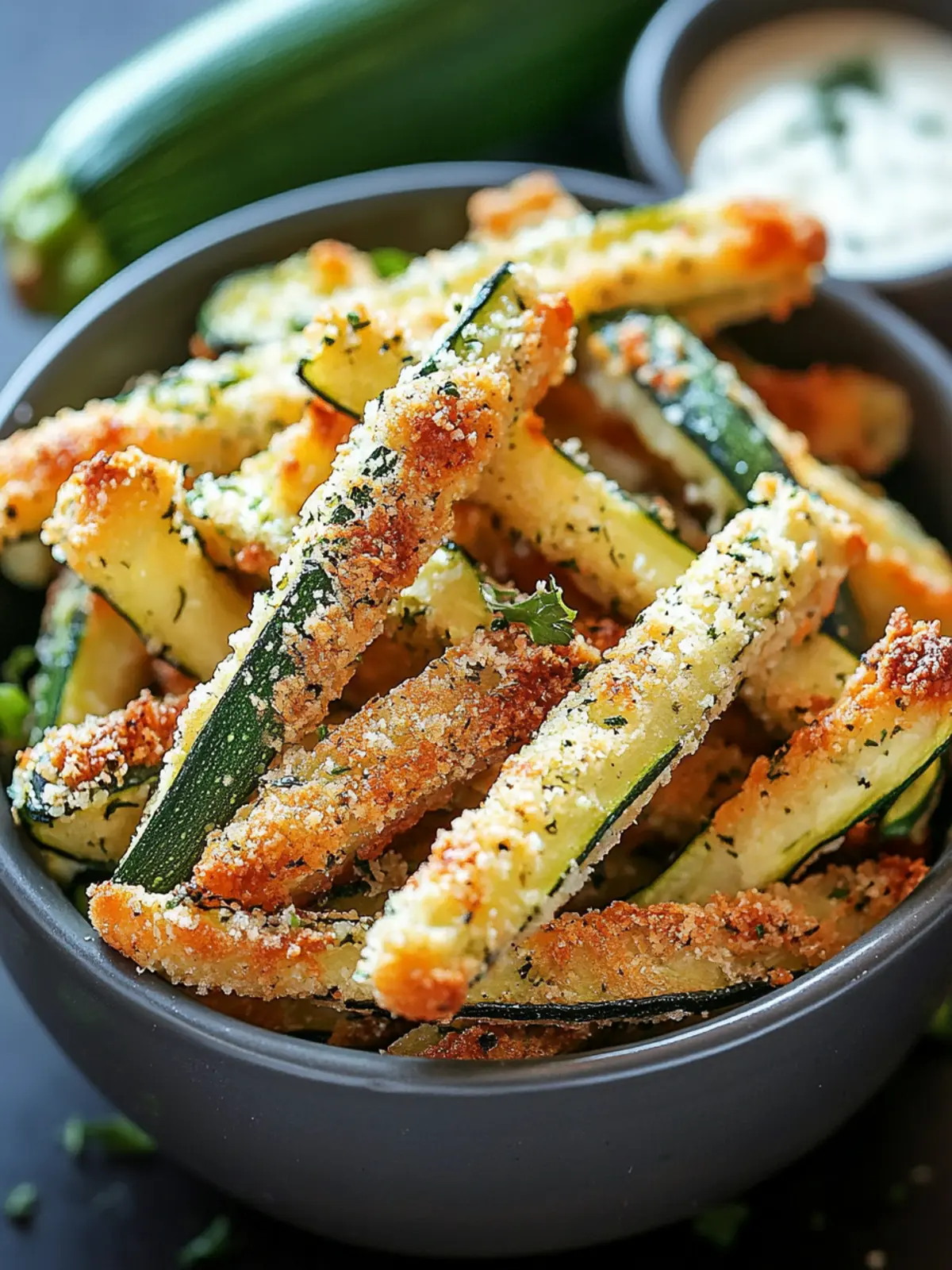 Crispy Baked Zucchini Fries