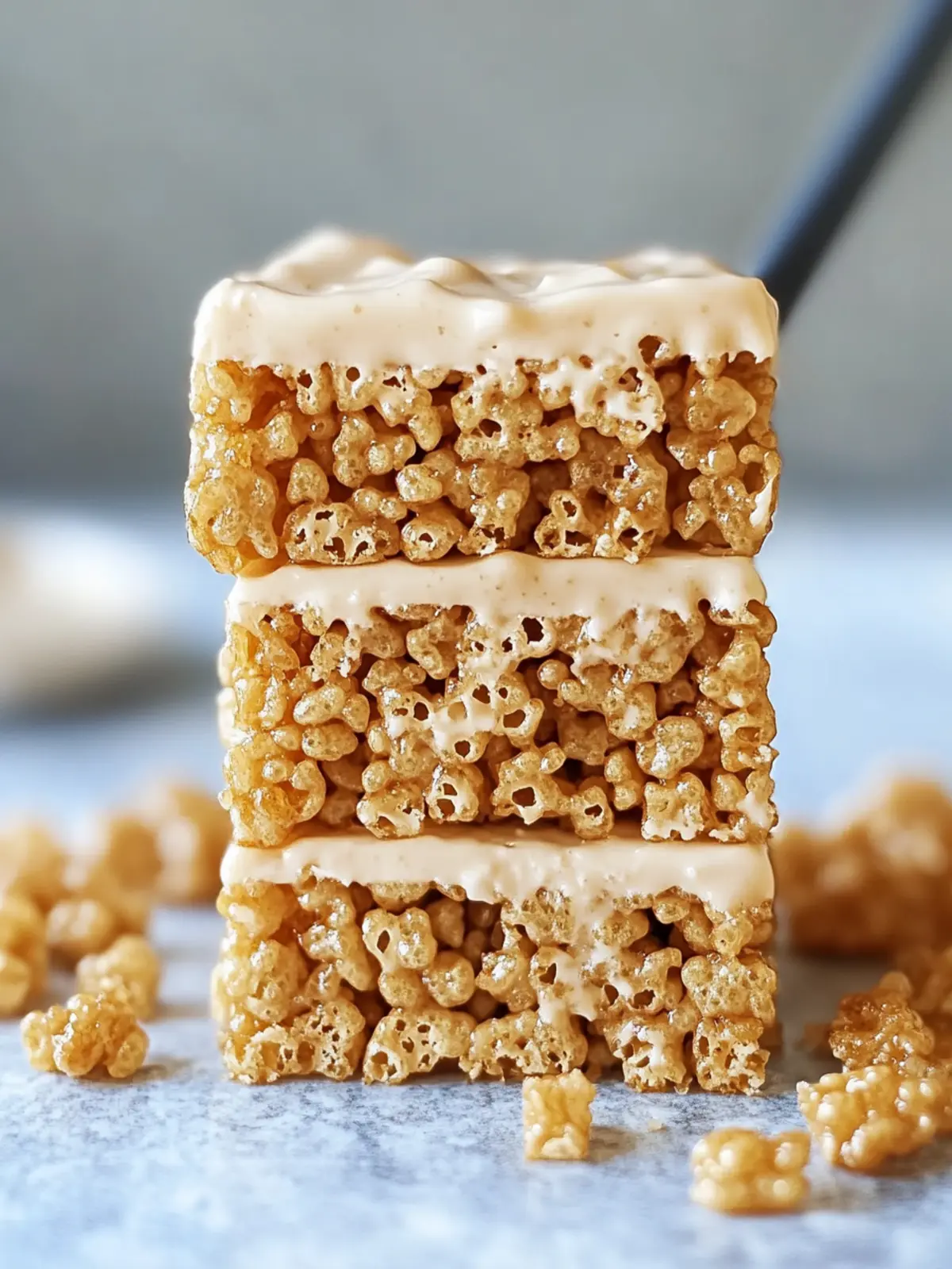 Biscoff Rice Krispie Treats