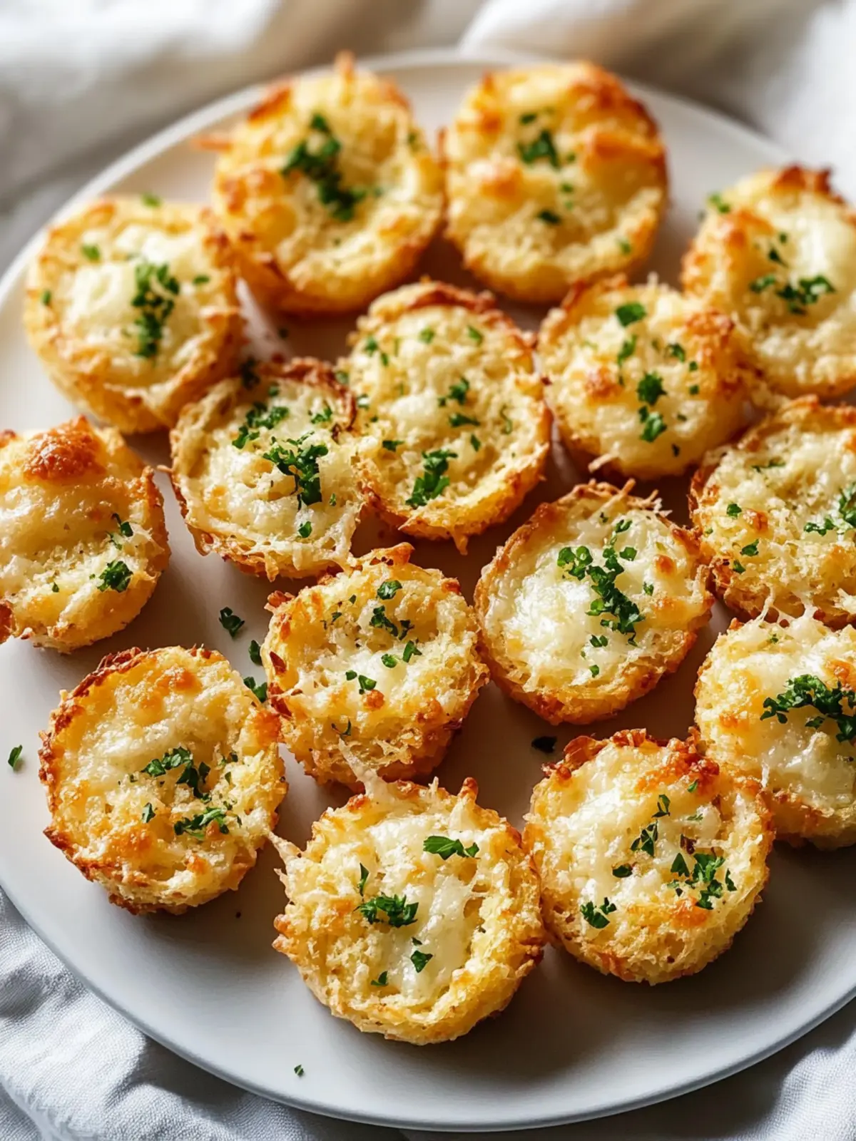 Easy Garlic Parmesan Ritz Party Bites