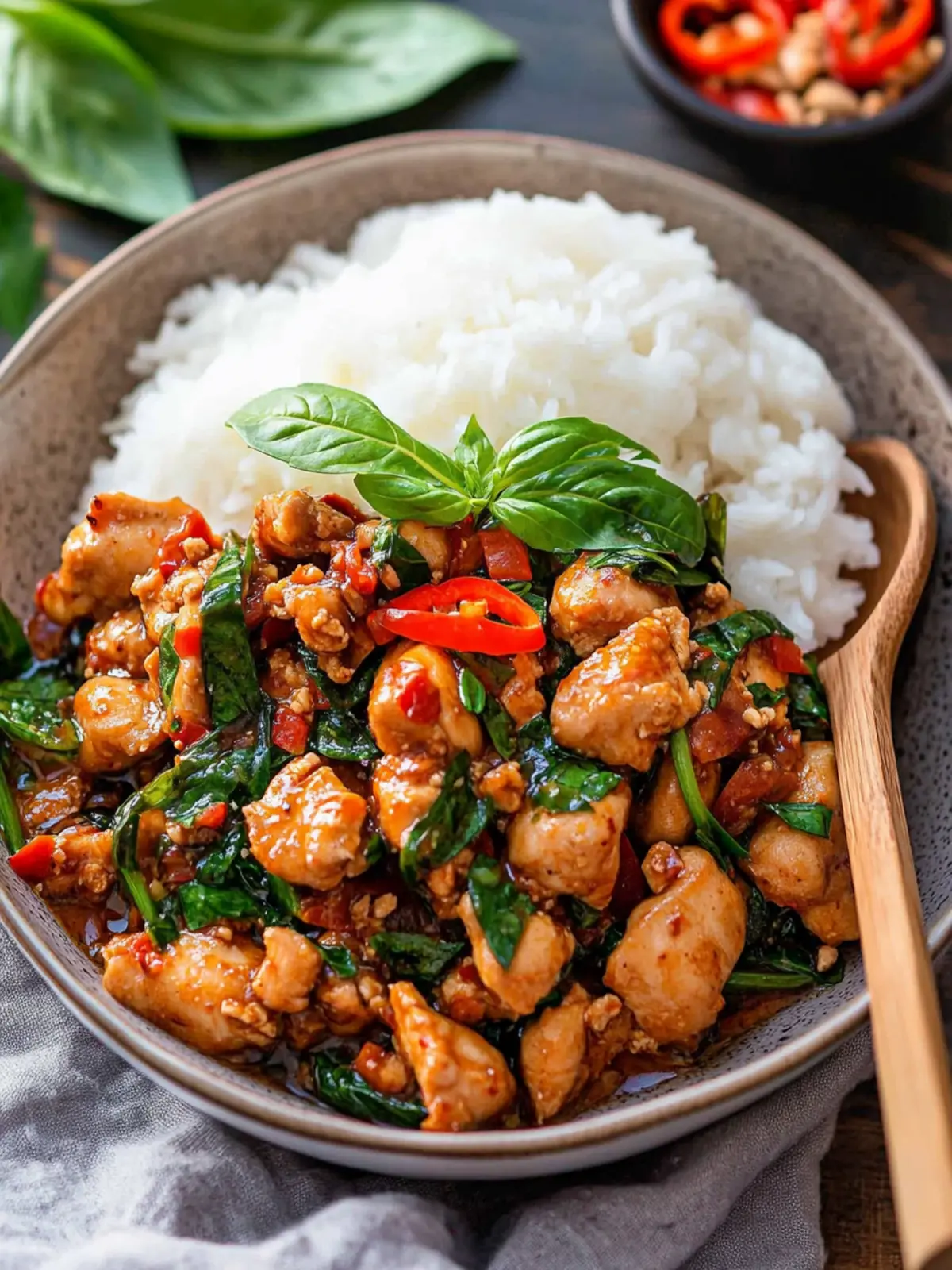 Authentic Thai Basil Chicken: A Flavorful Home Cook's Delight 3 Authentic Thai Basil Chicken