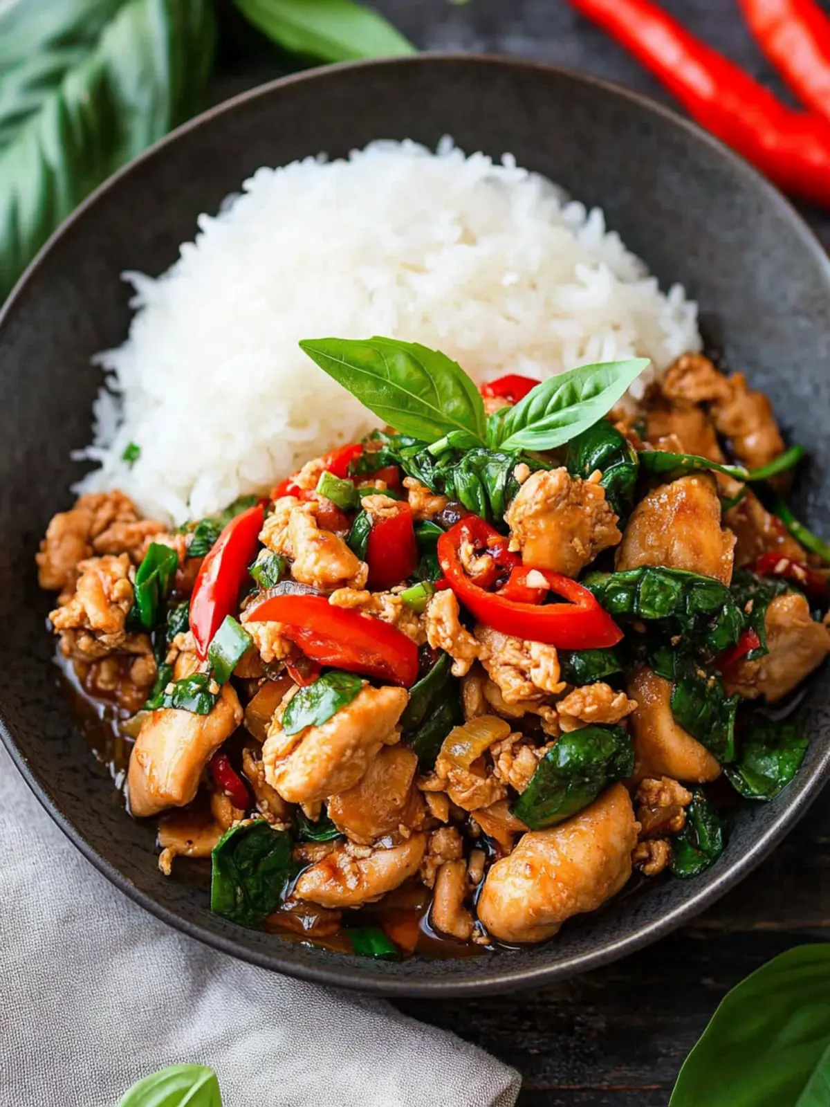 Authentic Thai Basil Chicken: A Flavorful Home Cook's Delight 5 Authentic Thai Basil Chicken