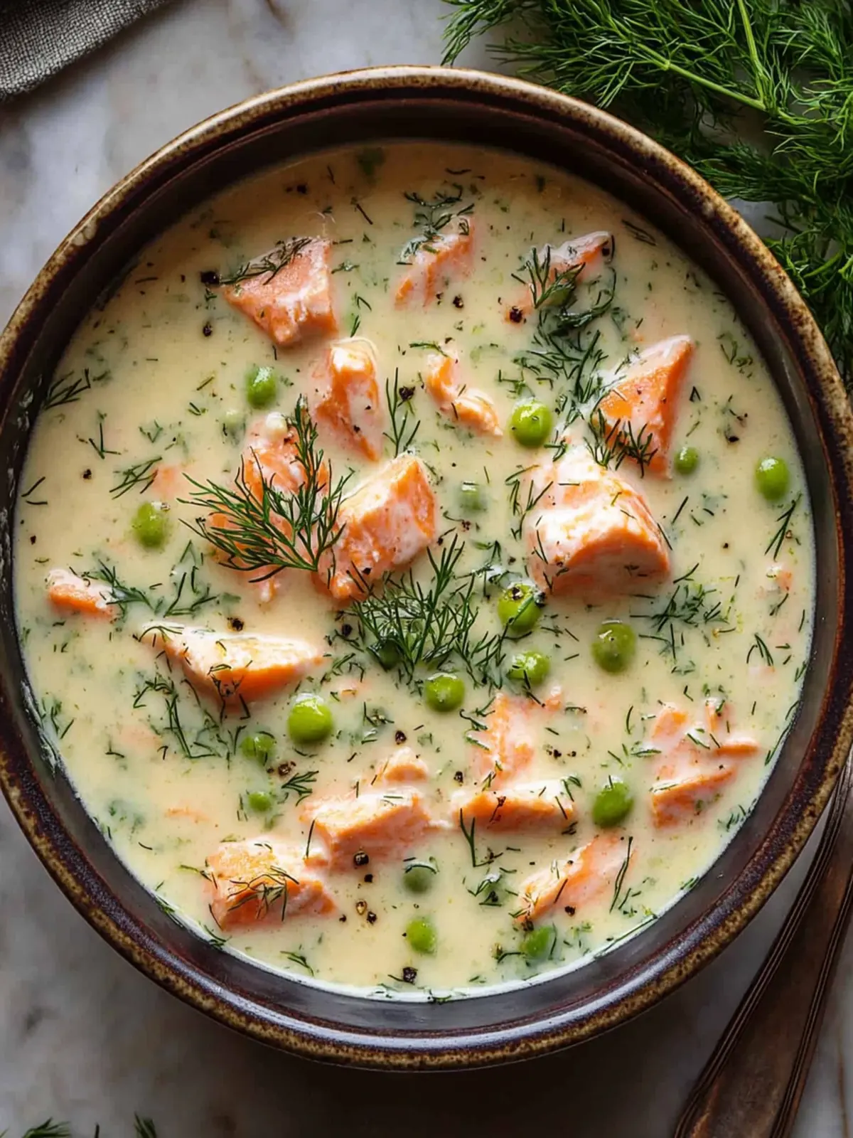 Creamy Dill Salmon Soup: Cozy Comfort in Every Spoonful 5 Creamy Dill Salmon Soup
