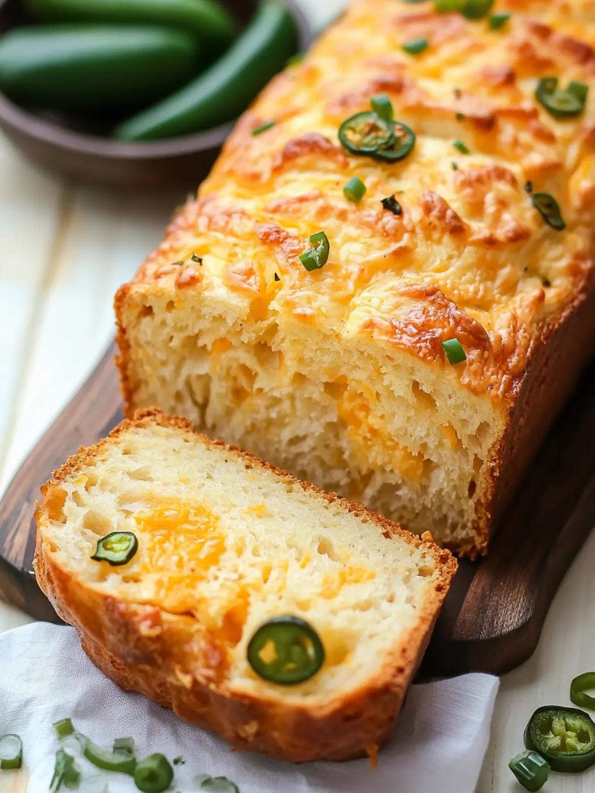 Jalapeño Cheddar Bread: A Spicy Twist for Every Meal 3 Jalapeño Cheddar Bread