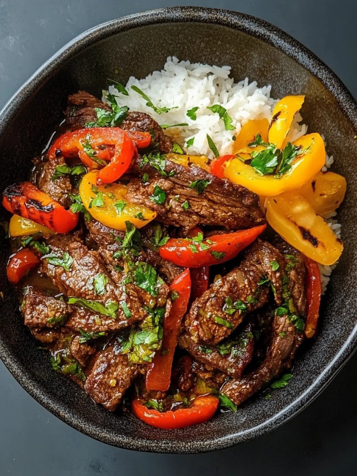 Puerto Rican Pepper Steak