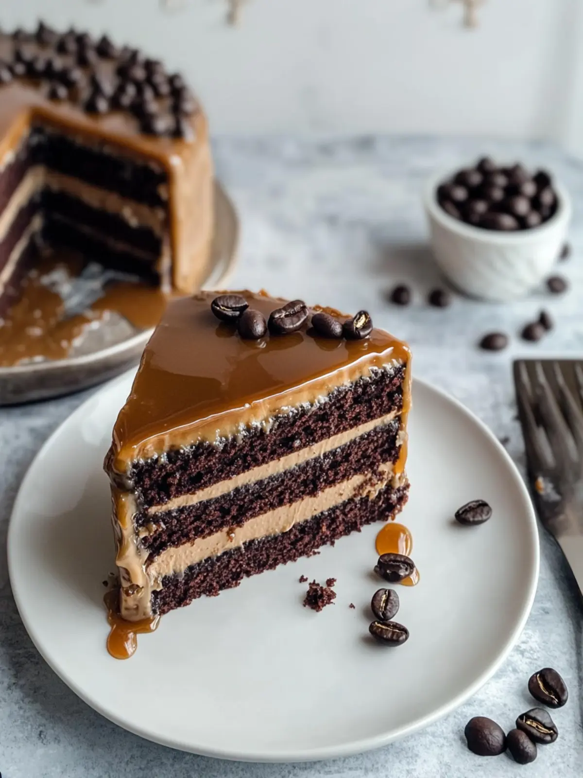 Irresistible Salted Caramel Chocolate Espresso Cake Recipe 3 Salted Caramel Chocolate Espresso Cake