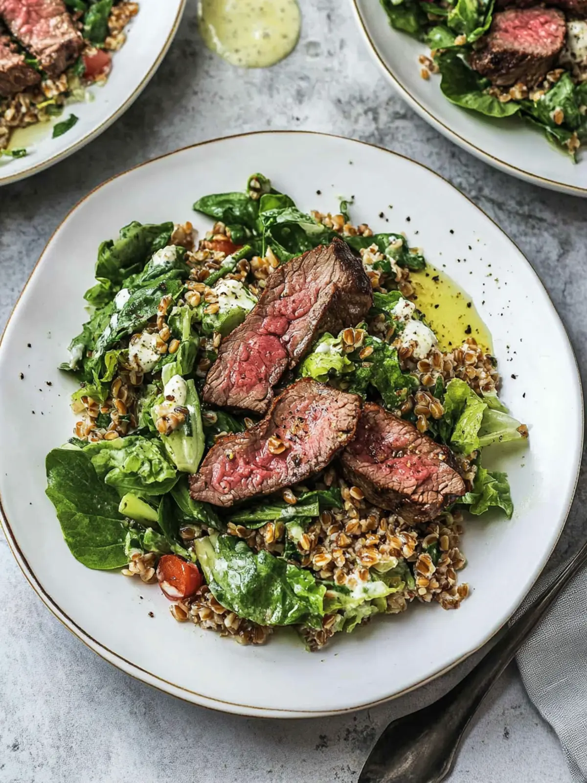 Savory Steak and Farro Salad That Will Impress Everyone 3 Steak and Farro Salad