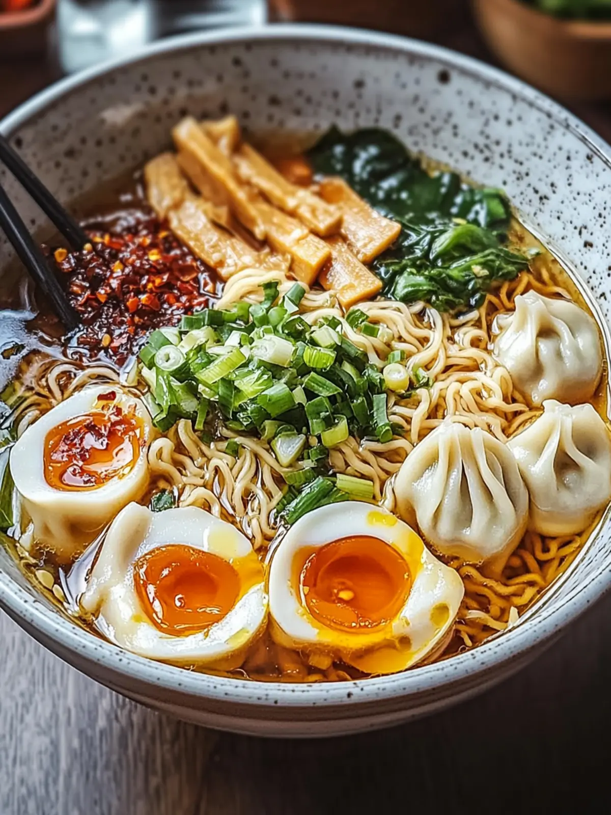 Dumpling Ramen Bowl