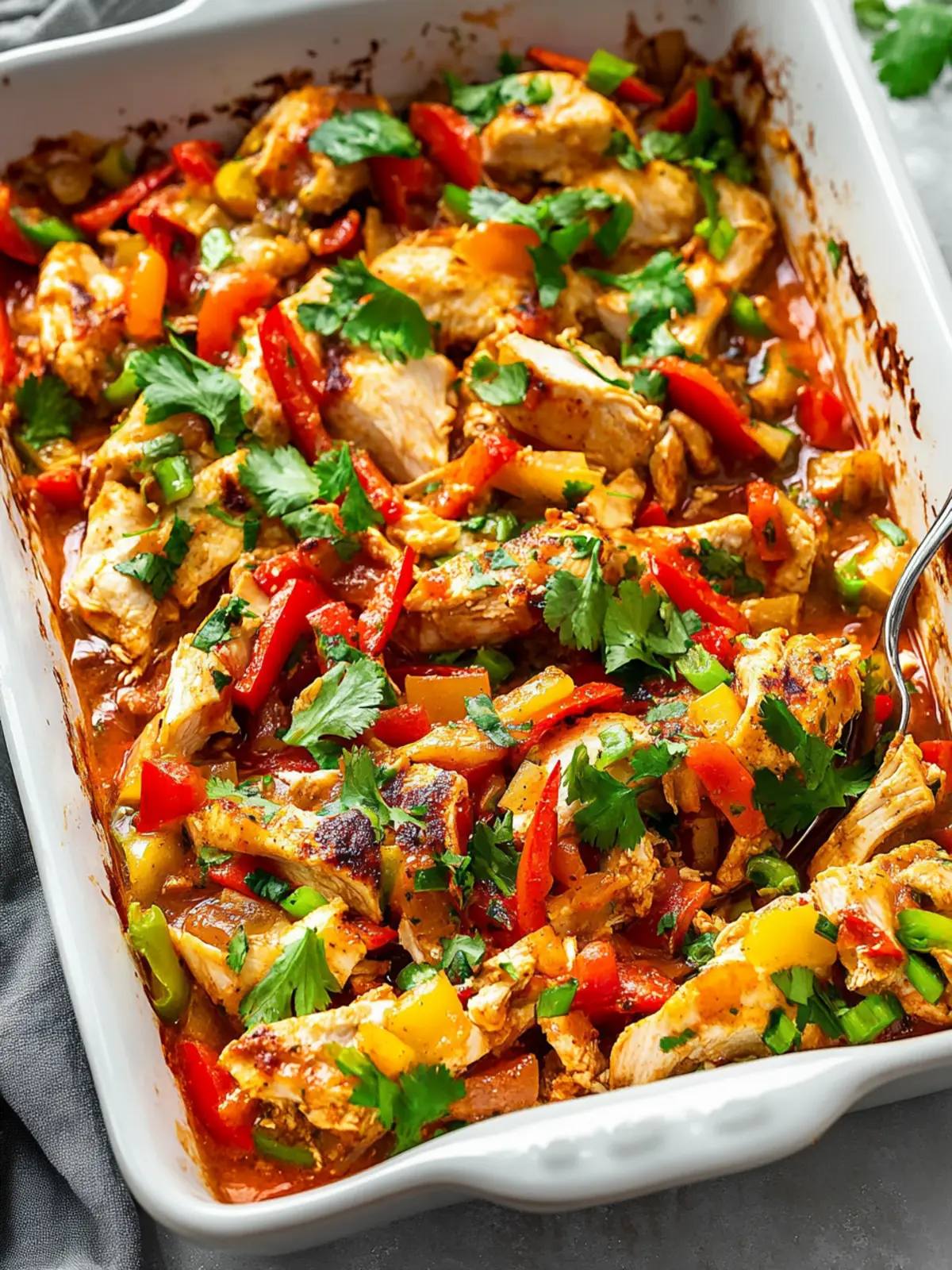 Savory Fajita Chicken Casserole for Easy Family Dinners 5 Fajita Chicken Casserole