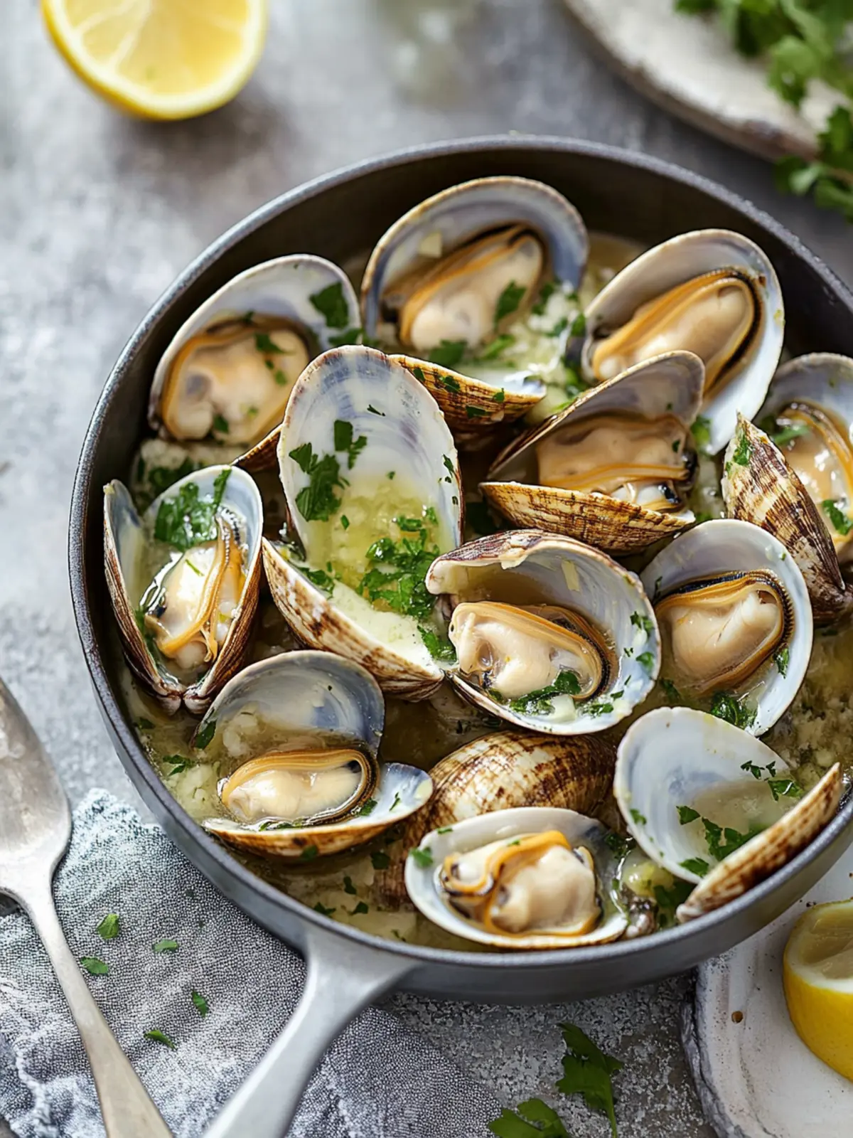 Steamed Clams with White Wine, Garlic and Butter Bliss 4 Steamed Clams with White Wine, Garlic and Butter