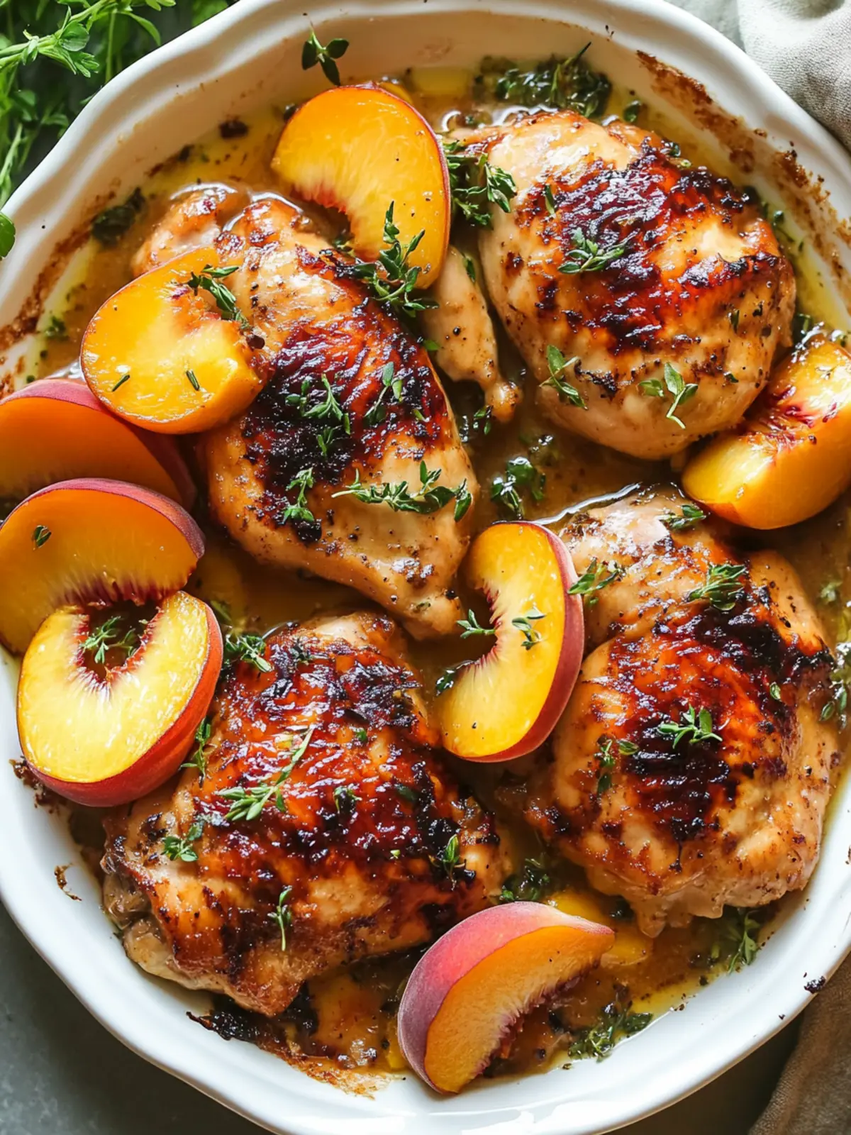 Juicy Chicken with Peaches: A Sweet Summer Delight 5 Chicken with Peaches