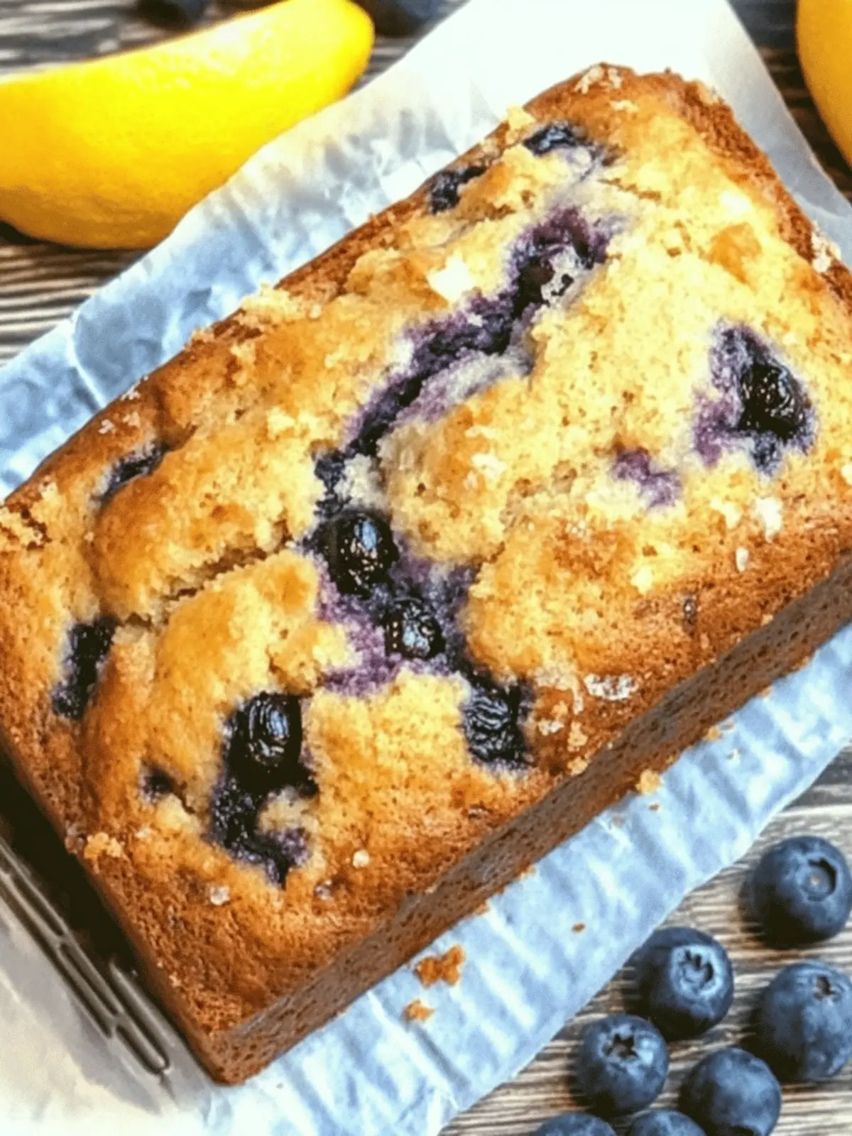 Air Fryer Lemon Blueberry Bread for a Zesty Morning Treat 2 Air Fryer Lemon Blueberry Bread
