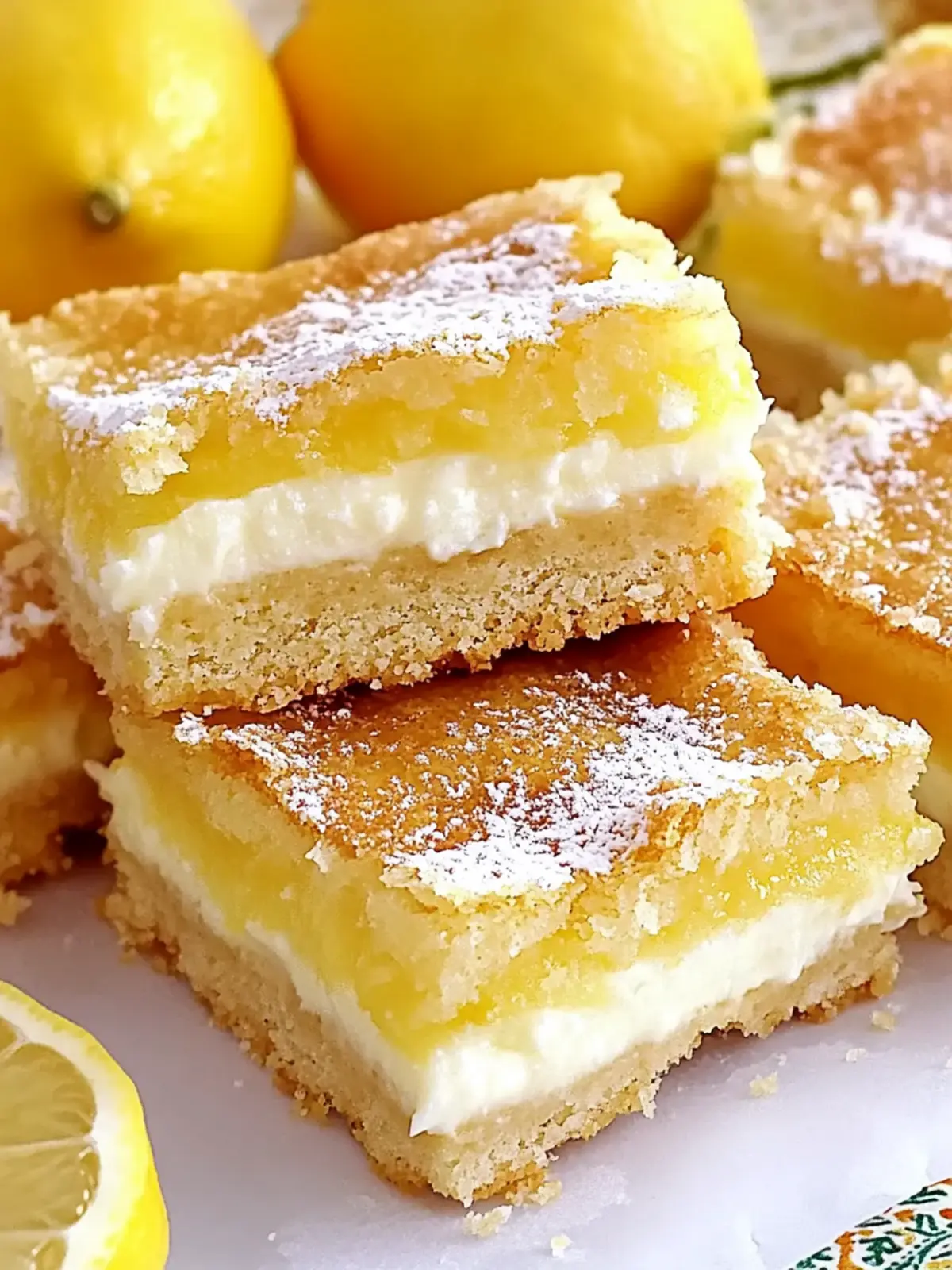 Zesty Lemon Cream Cheese Bars for Ultimate Refreshing Bliss 5 Lemon Cream Cheese Bars