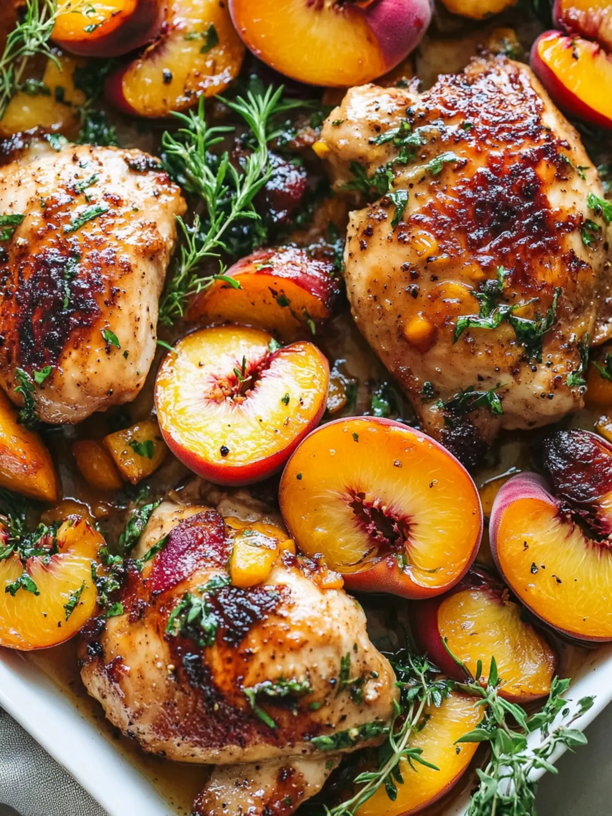 Juicy Chicken with Peaches: A Sweet Summer Delight 3 Chicken with Peaches