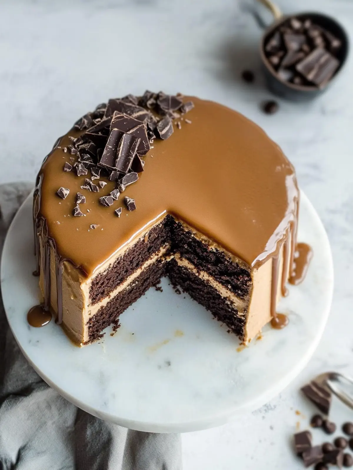 Irresistible Salted Caramel Chocolate Espresso Cake Recipe 4 Salted Caramel Chocolate Espresso Cake