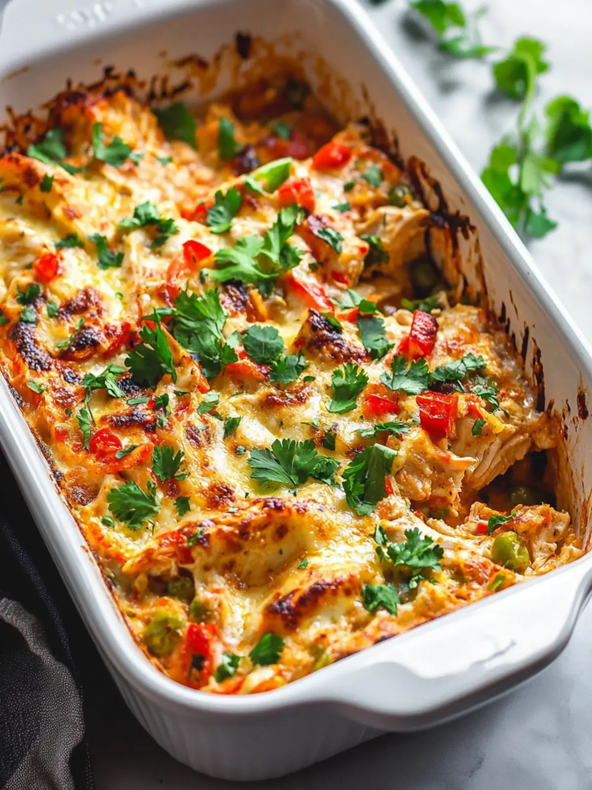Savory Fajita Chicken Casserole for Easy Family Dinners 4 Fajita Chicken Casserole