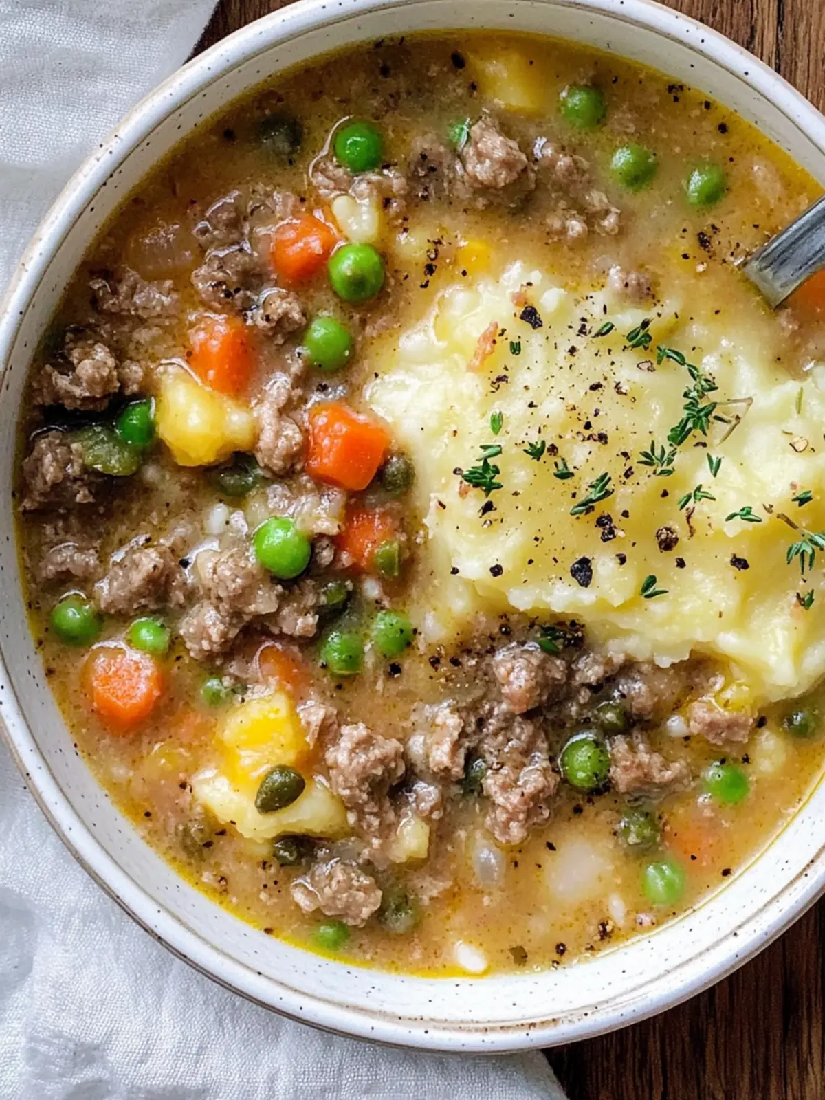 Protein Packed Shepherd’s Pie Soup: Cozy Comfort in a Bowl 4 Protein Packed Shepherd’s Pie Soup