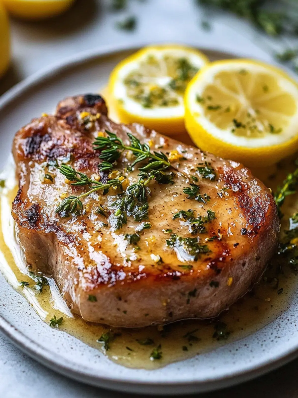 Lemon Butter Pork Chops for a Perfect Weeknight Dinner 2 Lemon Butter Pork Chops