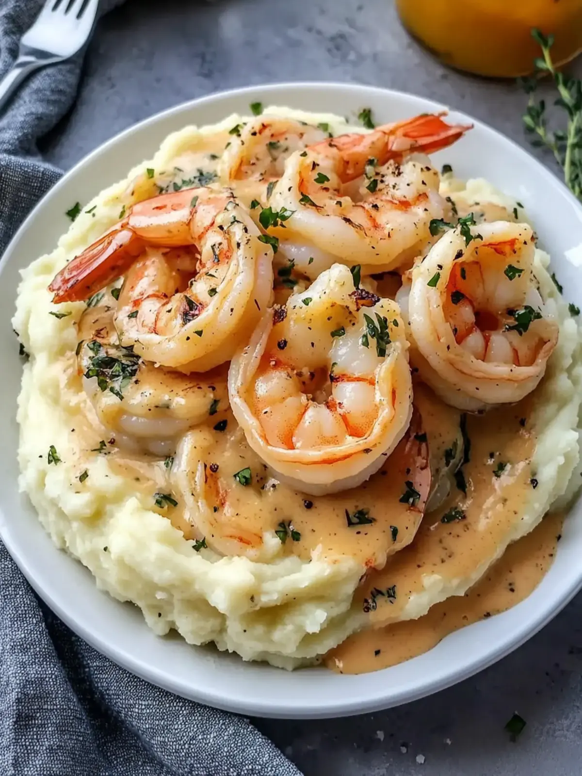 Creamy Garlic Shrimp Over Mashed Potatoes: A Comfort Food Delight 5 Creamy Garlic Shrimp Over Mashed Potatoes