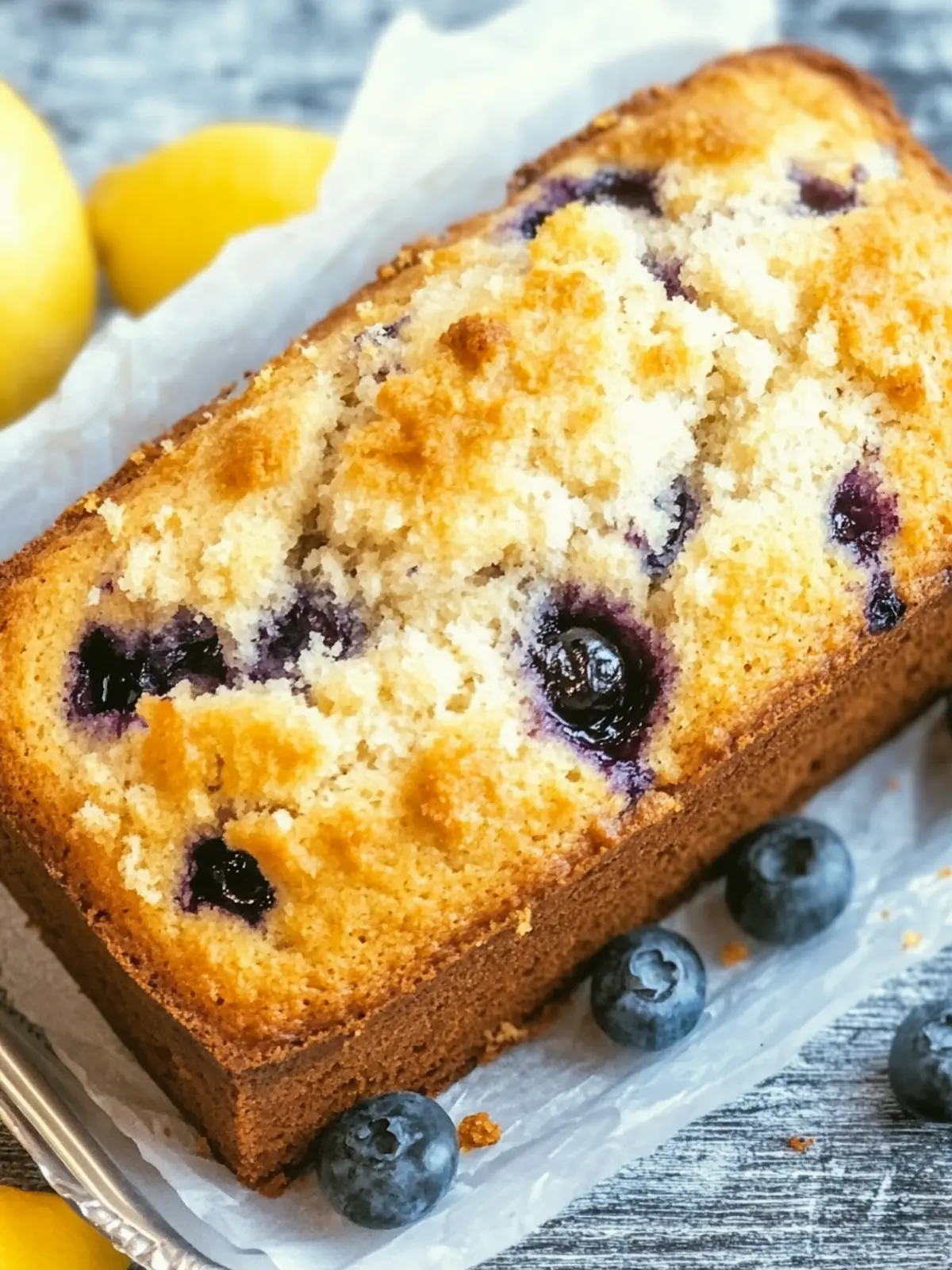 Air Fryer Lemon Blueberry Bread for a Zesty Morning Treat 3 Air Fryer Lemon Blueberry Bread