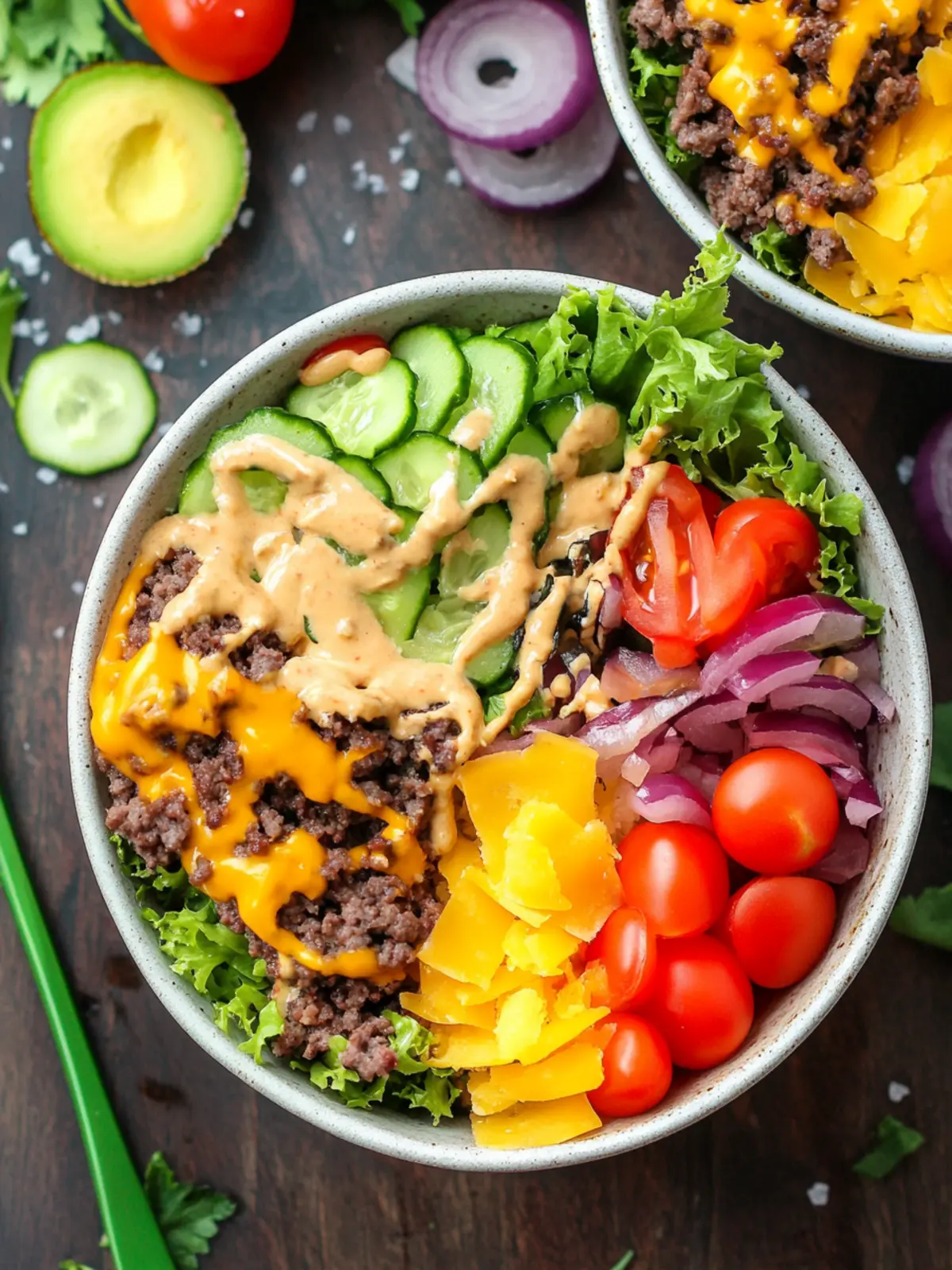 Cheeseburger Bowls