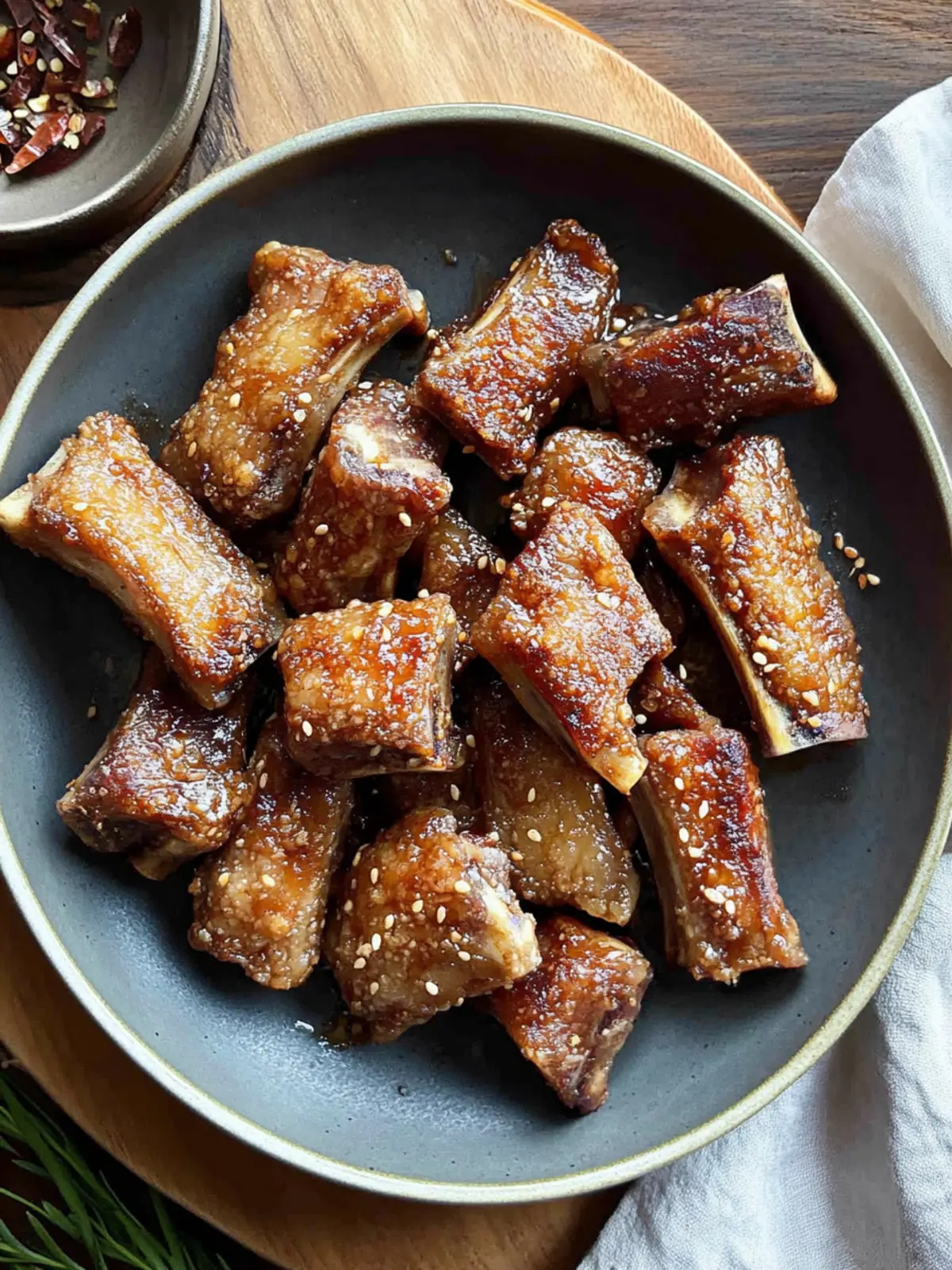 Small Fried Ribs Irresistible Crispy Chinese Dry Fried Garlic Ribs Recipe
