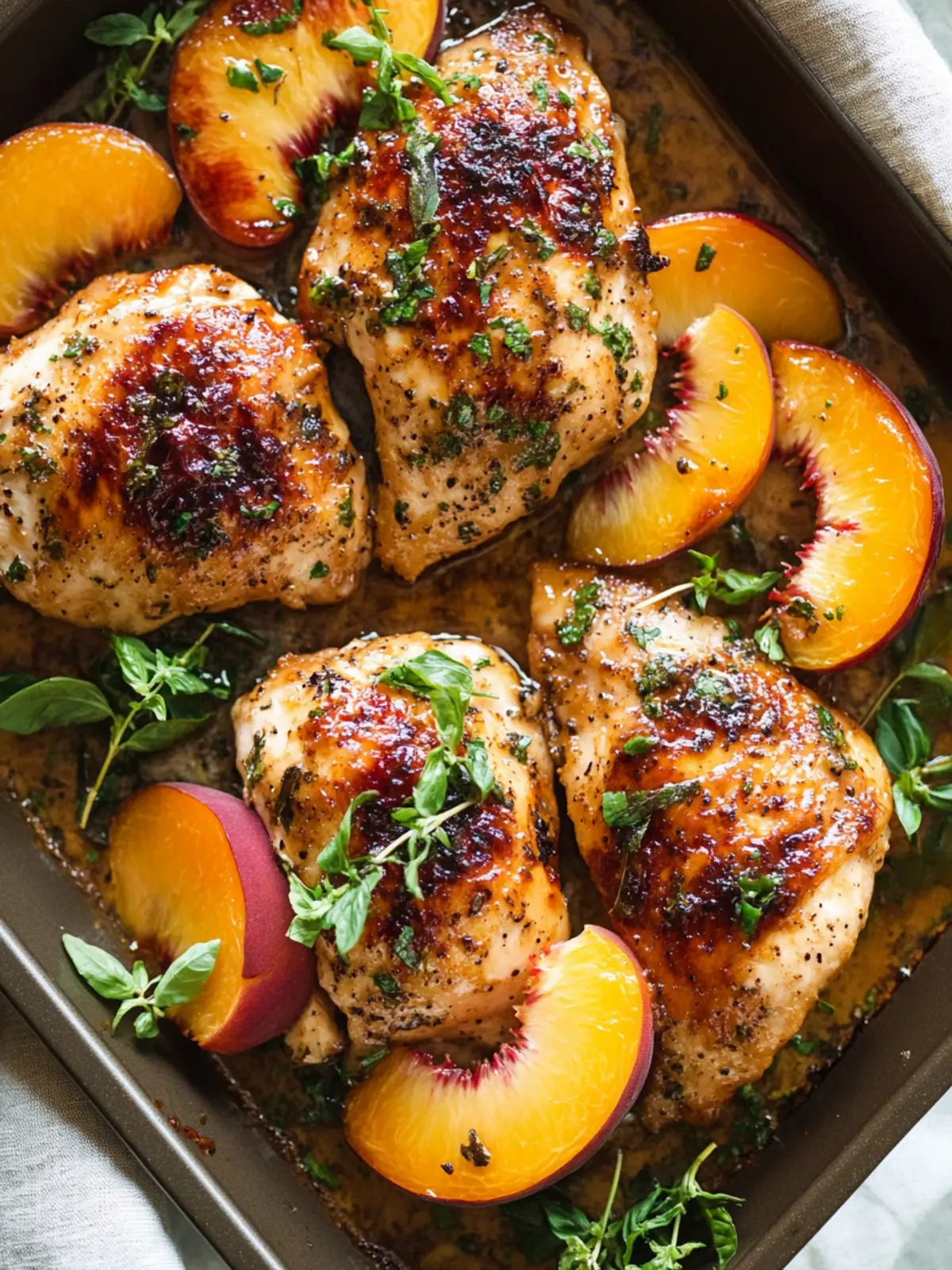 Juicy Chicken with Peaches: A Sweet Summer Delight 4 Chicken with Peaches