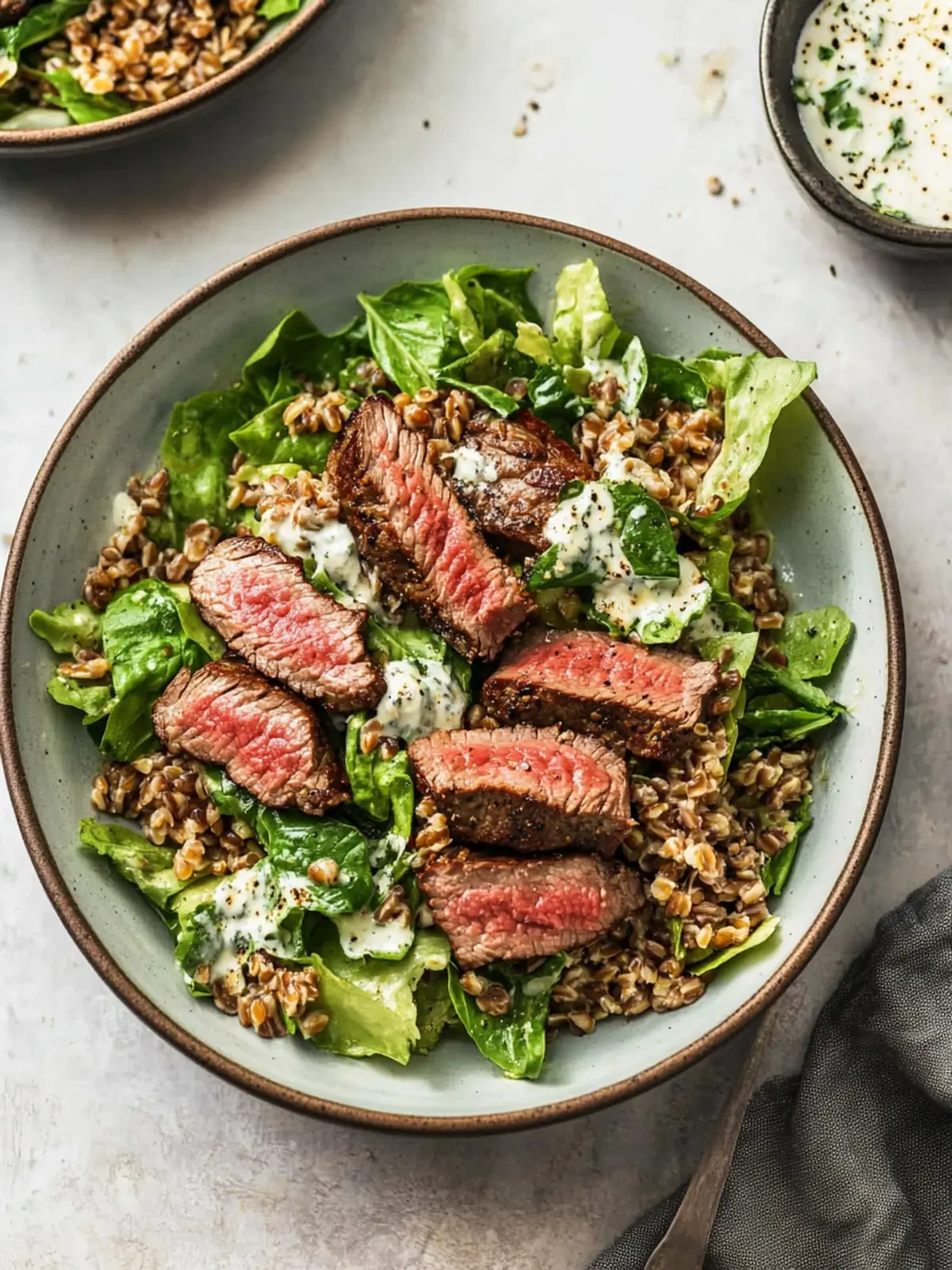 Savory Steak and Farro Salad That Will Impress Everyone 4 Steak and Farro Salad