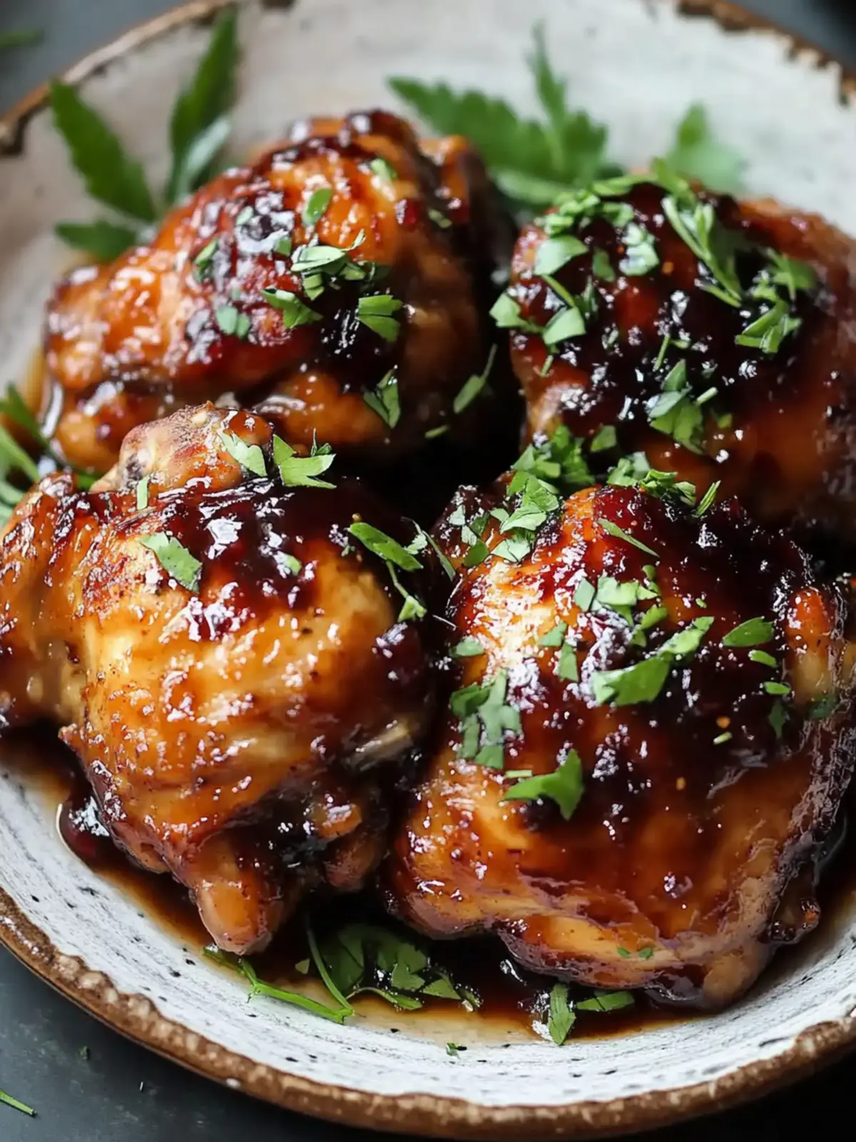 Plum Sauce Chicken Thighs