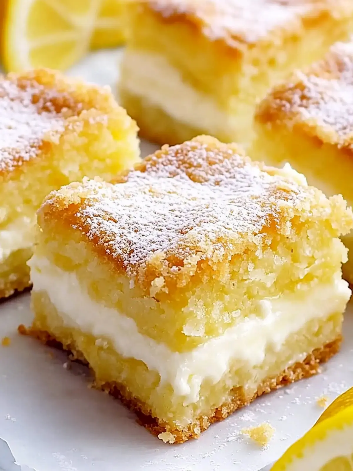 Zesty Lemon Cream Cheese Bars for Ultimate Refreshing Bliss 4 Lemon Cream Cheese Bars