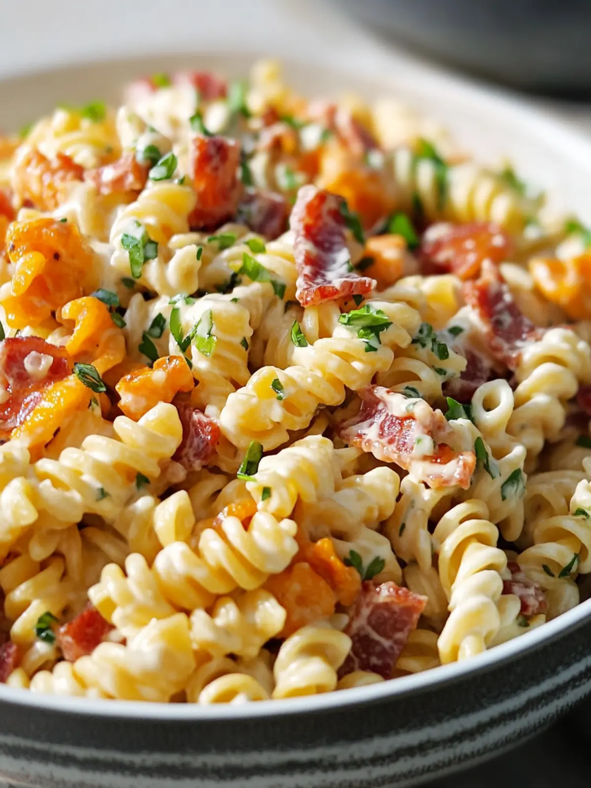 Bacon Ranch Pasta Salad: A Must-Try Party Favorite! 4 Bacon Ranch Pasta Salad