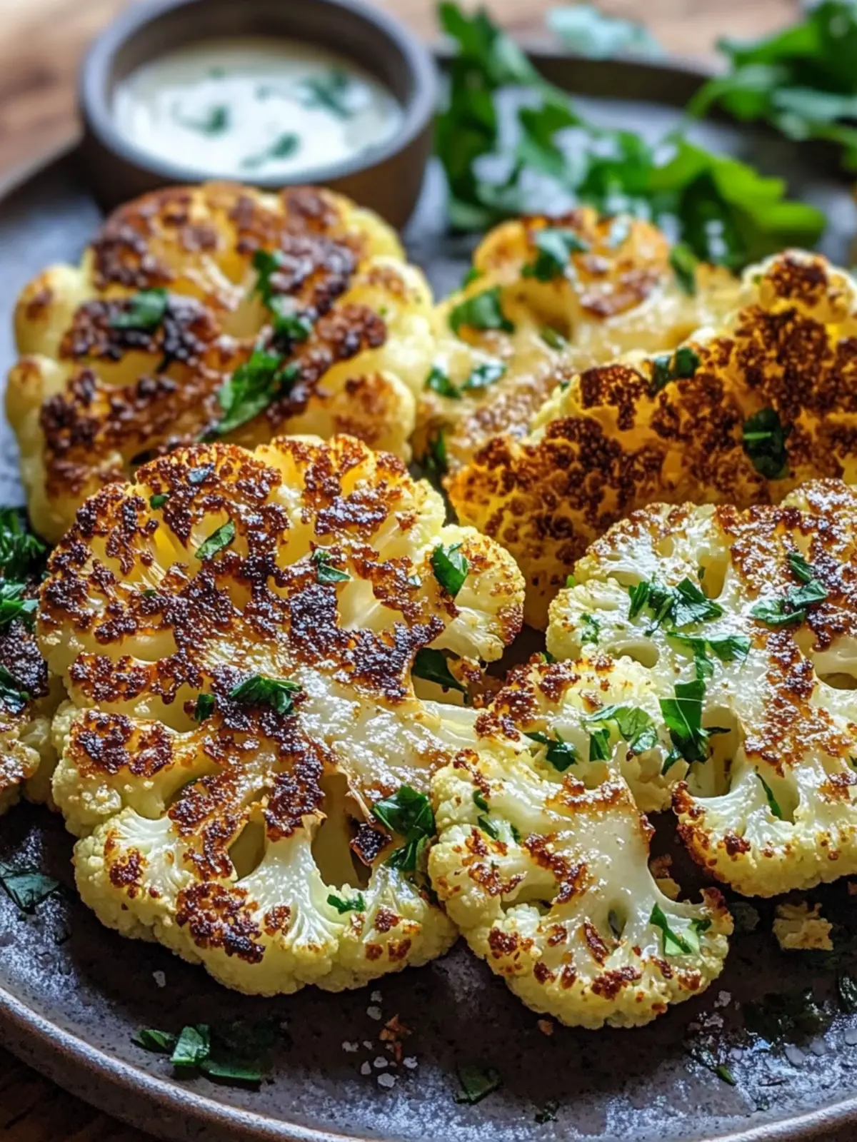 Crispy Baked Cauliflower Steaks for Flavorful Home Cooking 4 Crispy Baked Cauliflower Steaks