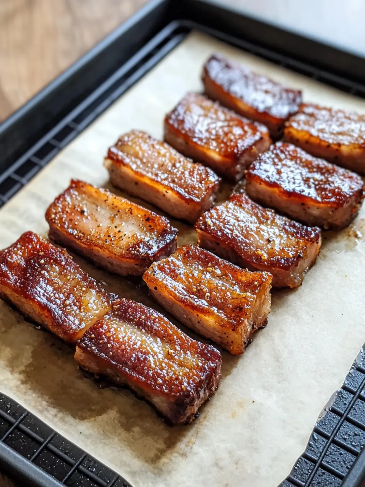 Oven Baked Pork Belly Slices: Crispy Perfection Awaits 4 Oven Baked Pork Belly Slices