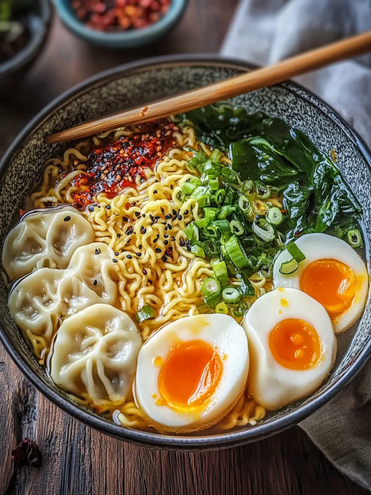 Dumpling Ramen Bowl