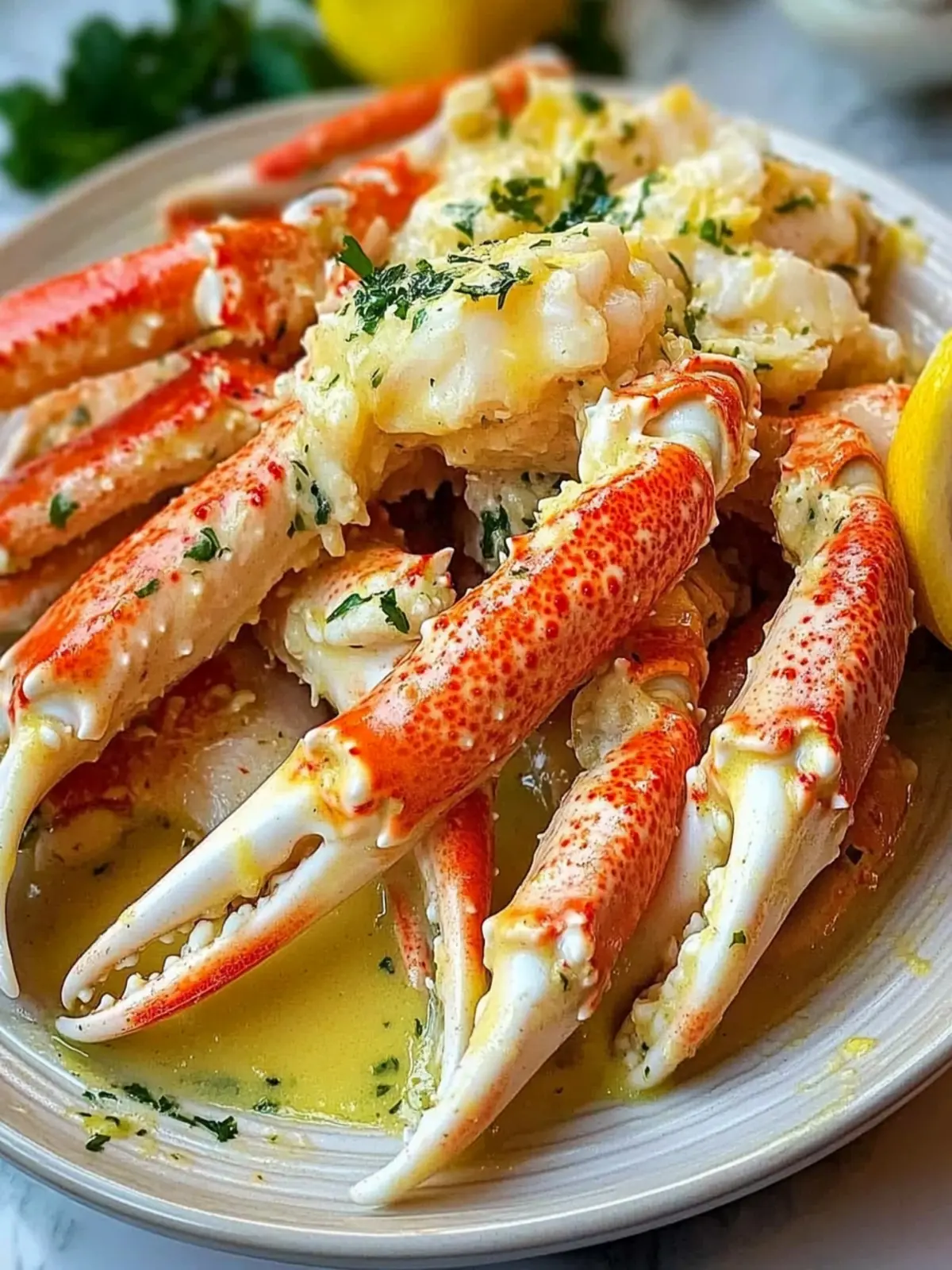 Savor Buck's Baked Crab Legs in Butter Sauce Bliss 2 Buck's Baked Crab Legs in Butter Sauce