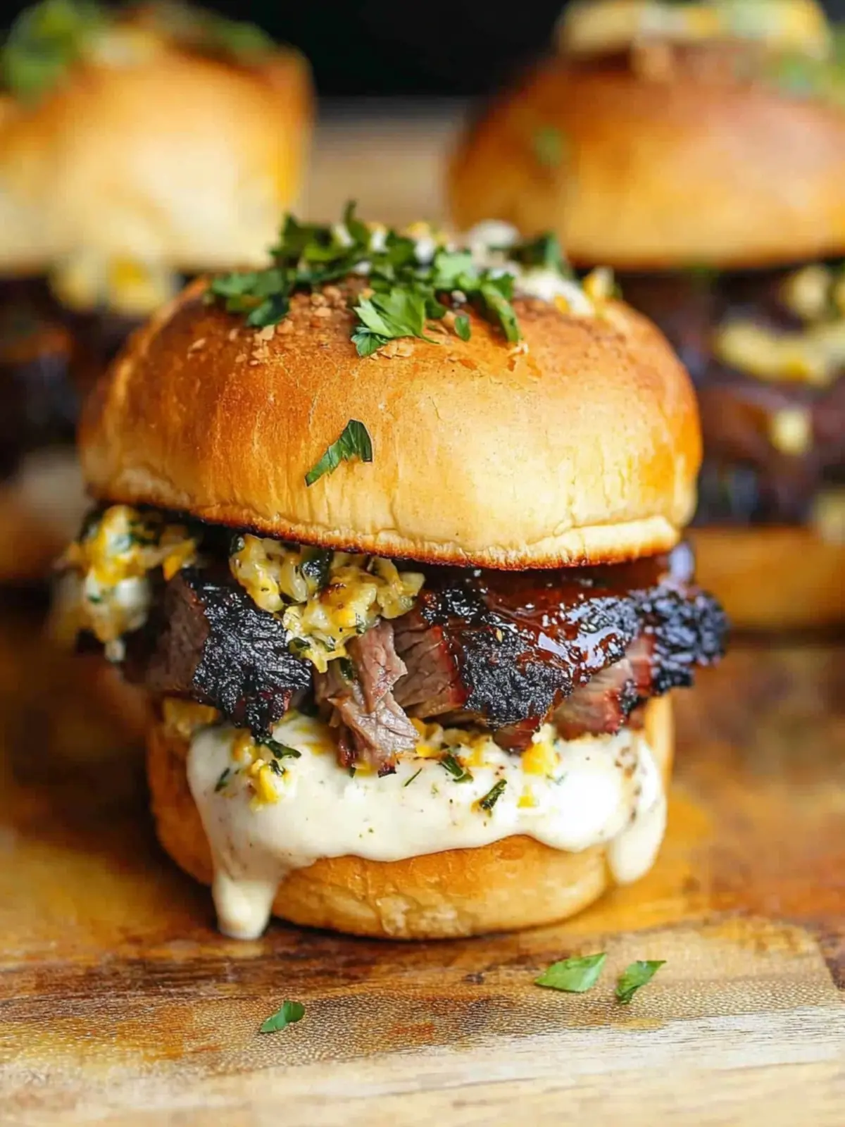 Irresistible Elote Brisket Sliders with Alabama White BBQ Sauce 2 Elote Brisket Sliders with Alabama White BBQ Sauce