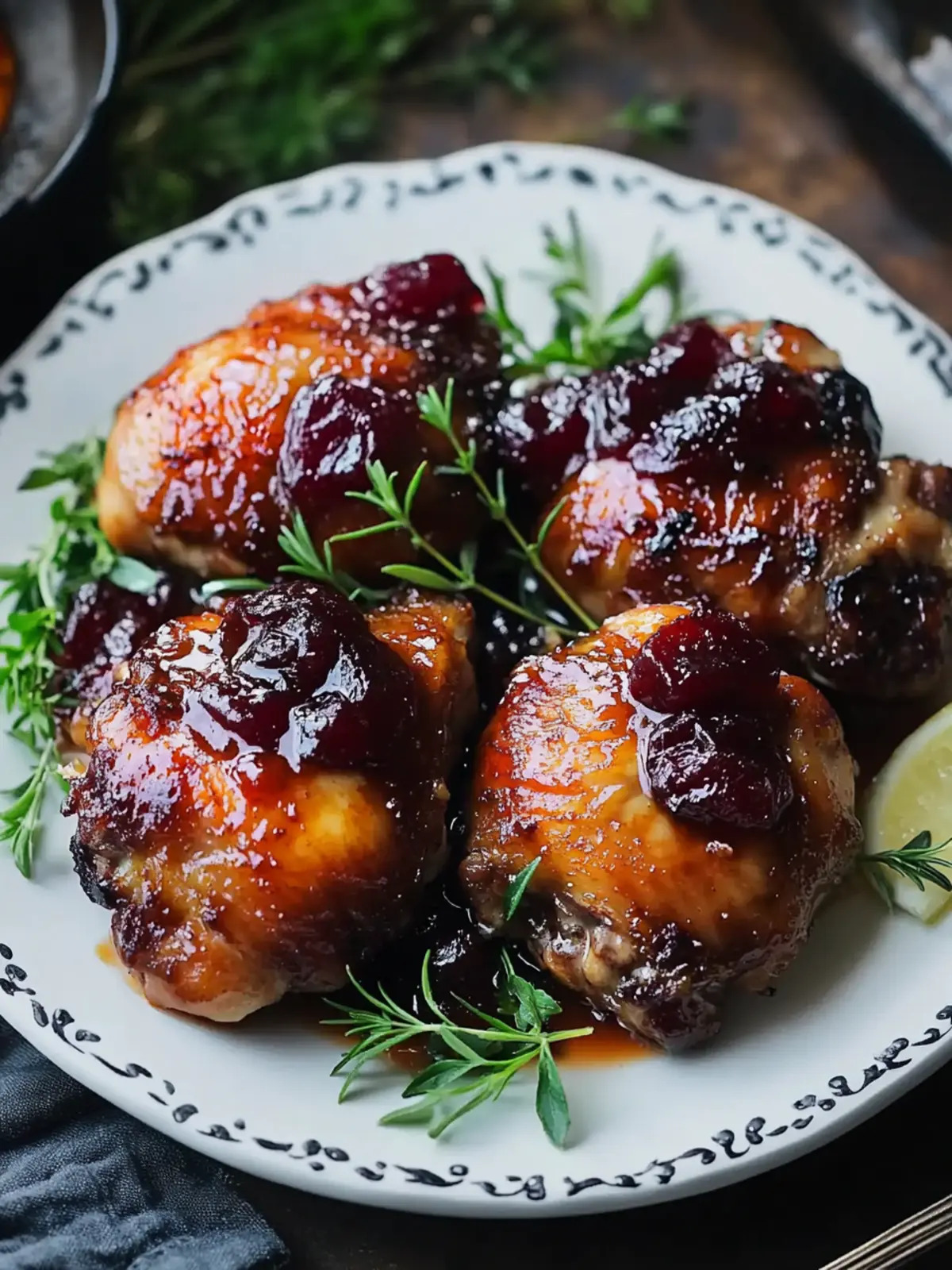 Plum Sauce Chicken Thighs