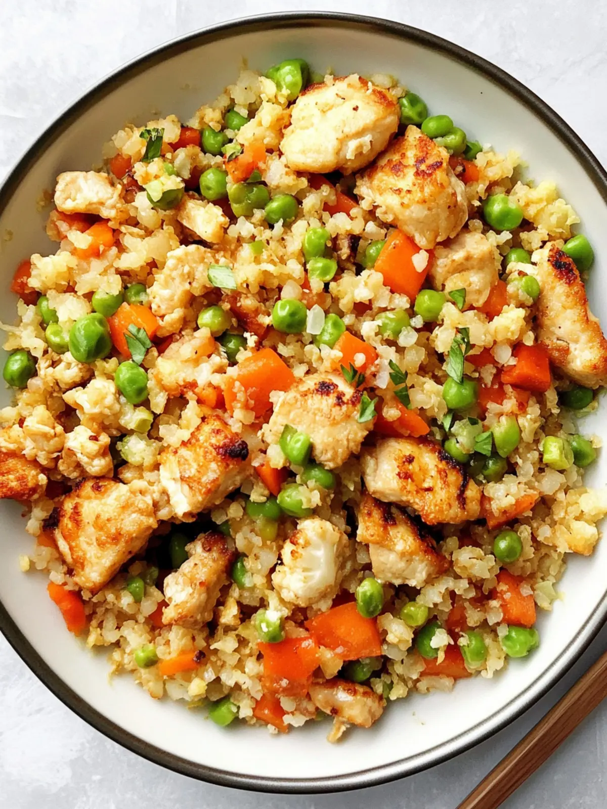 Delicious Chicken Fried Cauliflower Rice for Healthy Nights 5 Chicken Fried Cauliflower Rice