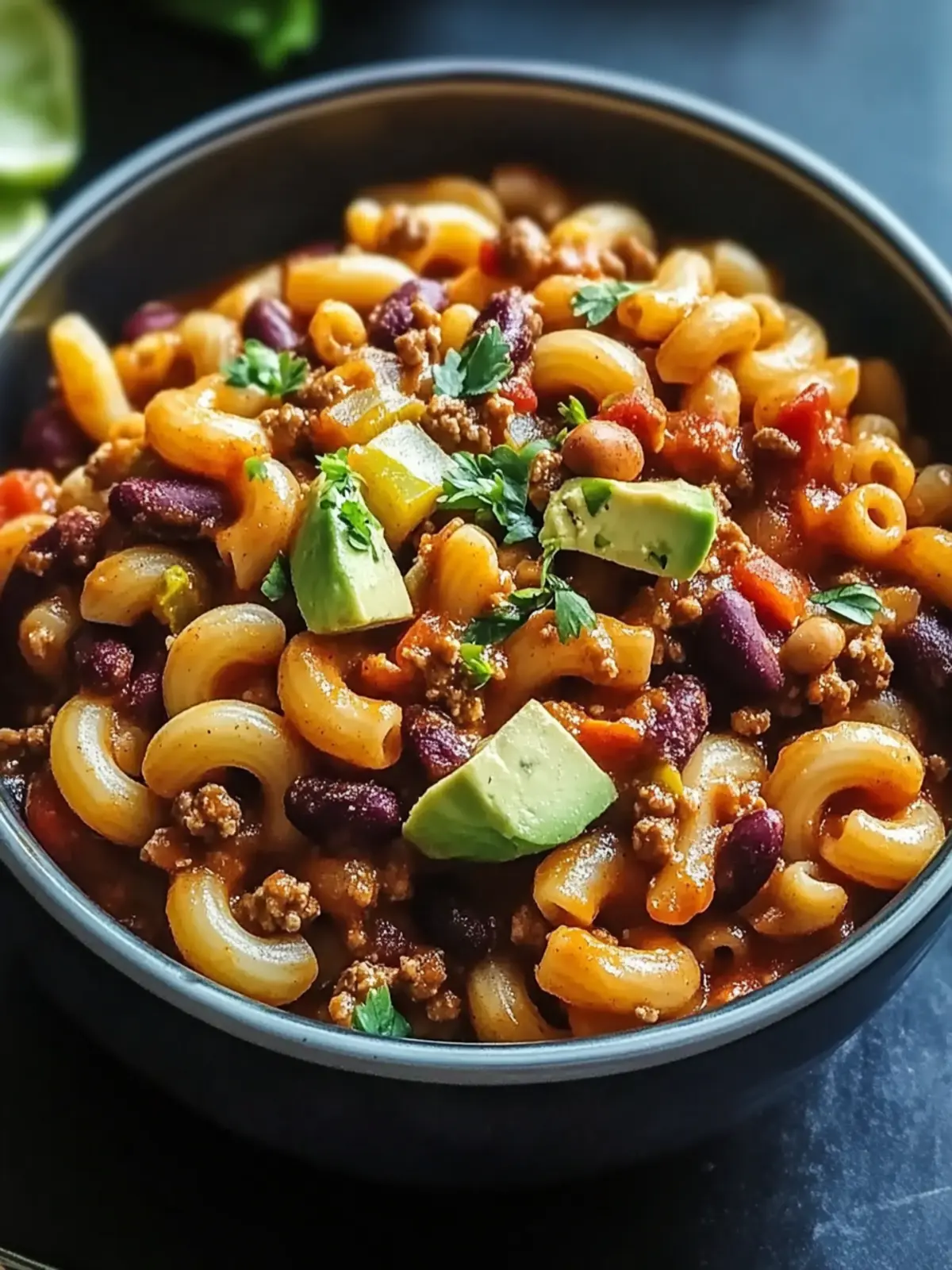 Savor the Flavor: One-Pot Vegan Chili Mac Made Easy 5 One-Pot Vegan Chili Mac