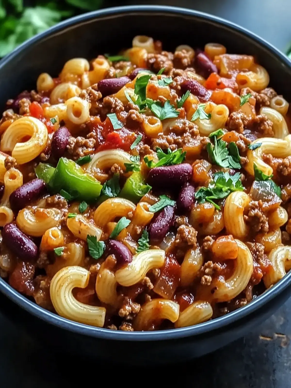 Savor the Flavor: One-Pot Vegan Chili Mac Made Easy 2 One-Pot Vegan Chili Mac