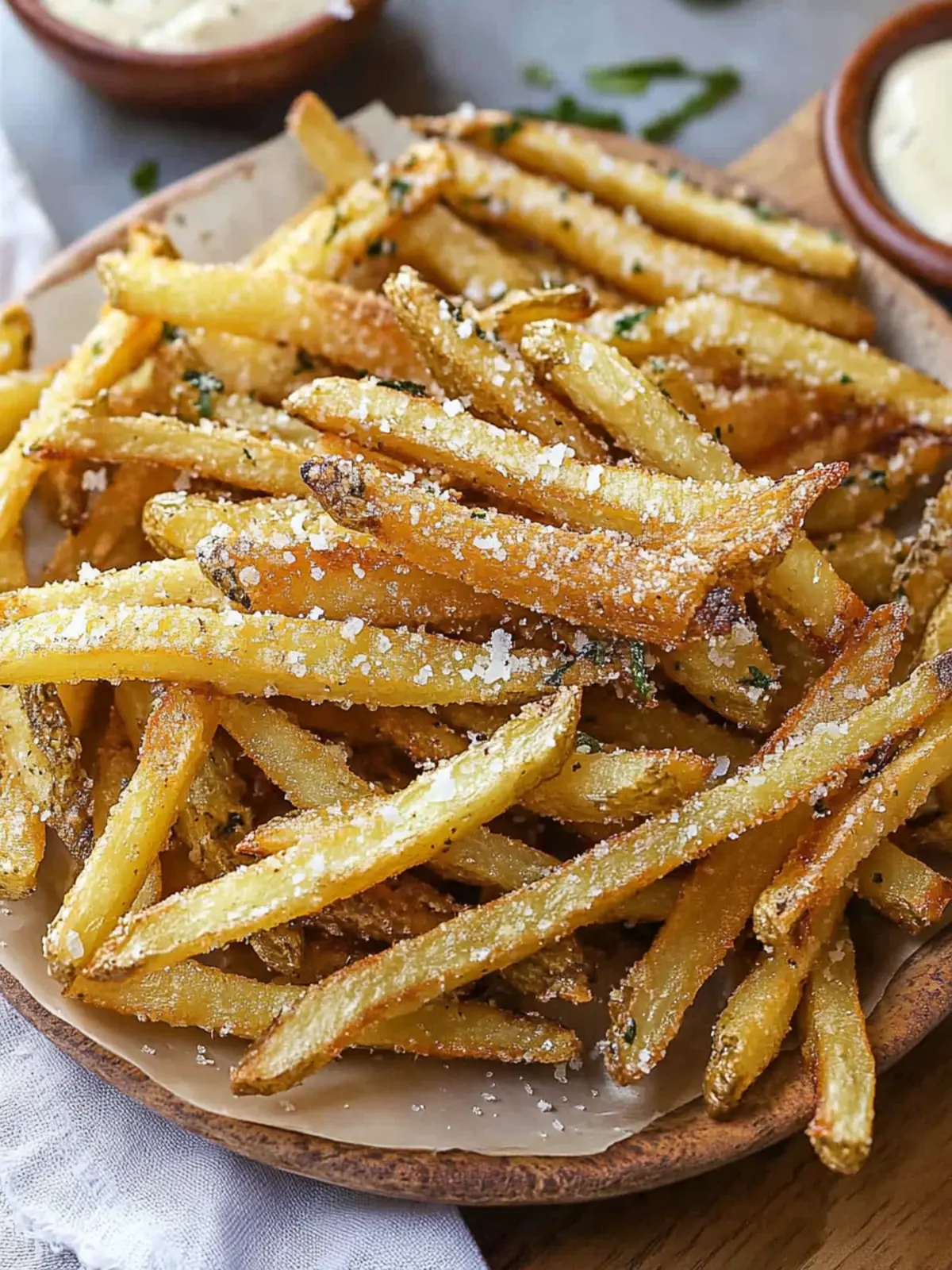 Irresistible Air Fryer Garlic Parmesan French Fries Recipe 2 Air Fryer Garlic Parmesan French Fries
