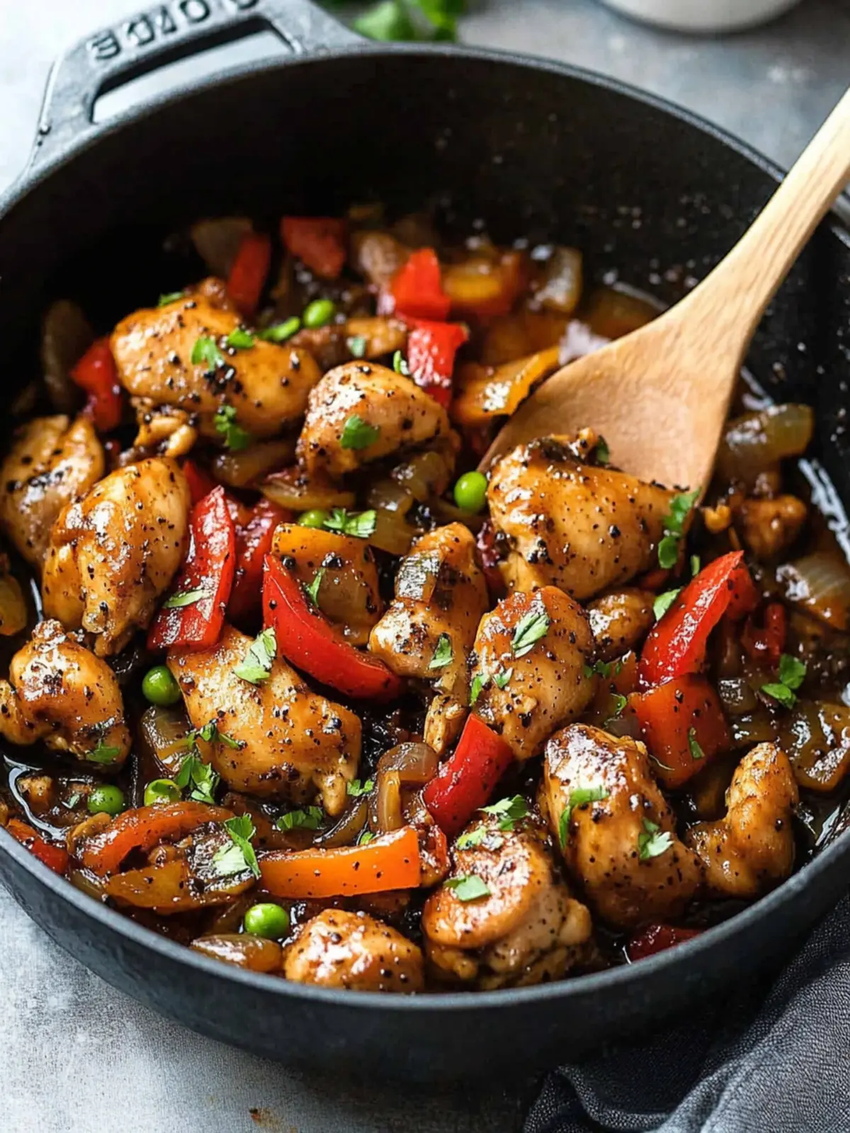 One-Pot Black Pepper Chicken: Flavor-Packed Dinner Delight 3 One-Pot Black Pepper Chicken