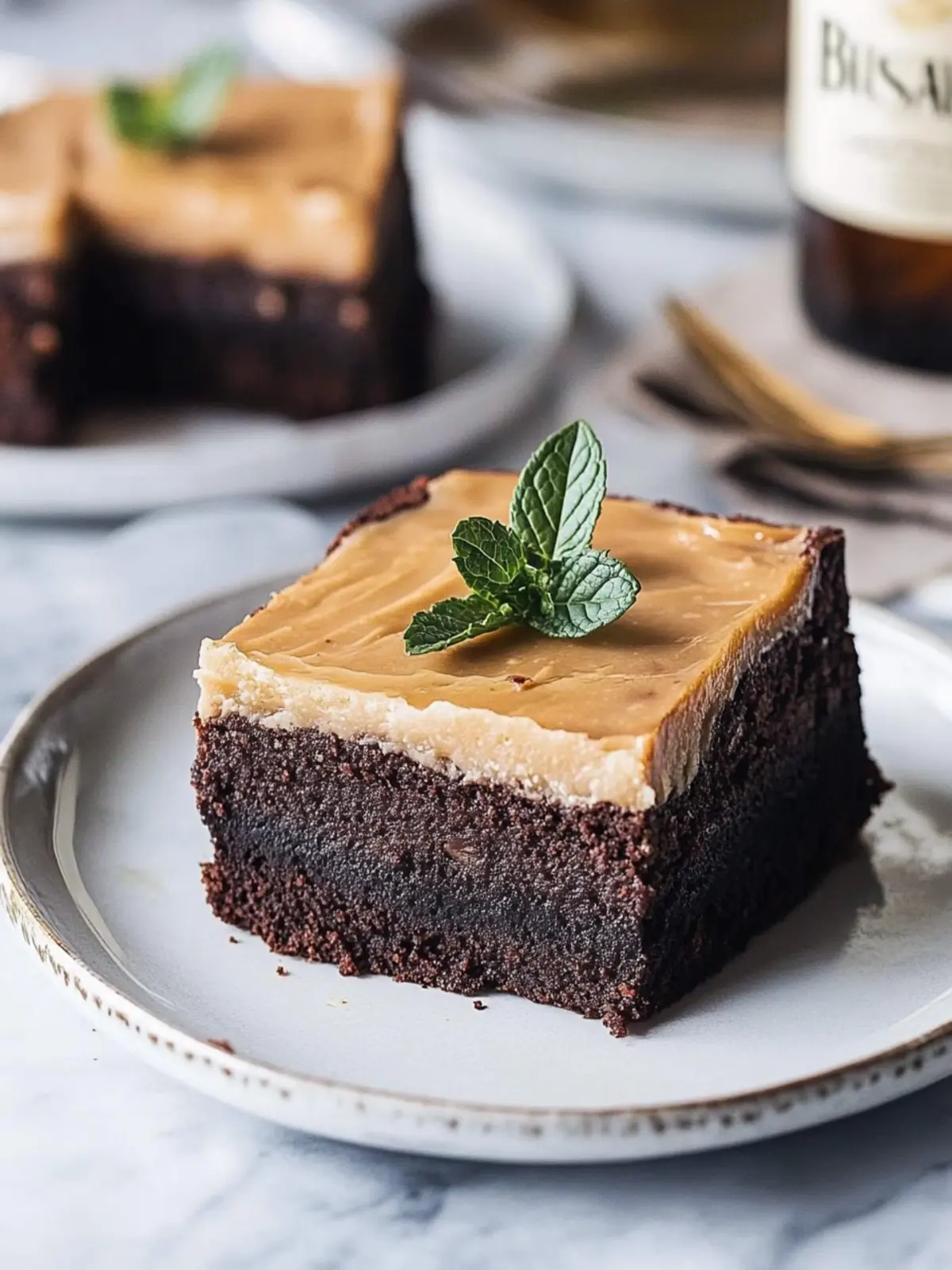 Indulge in Decadent Baileys Brownies with Irresistible Frosting 4 Baileys Brownies