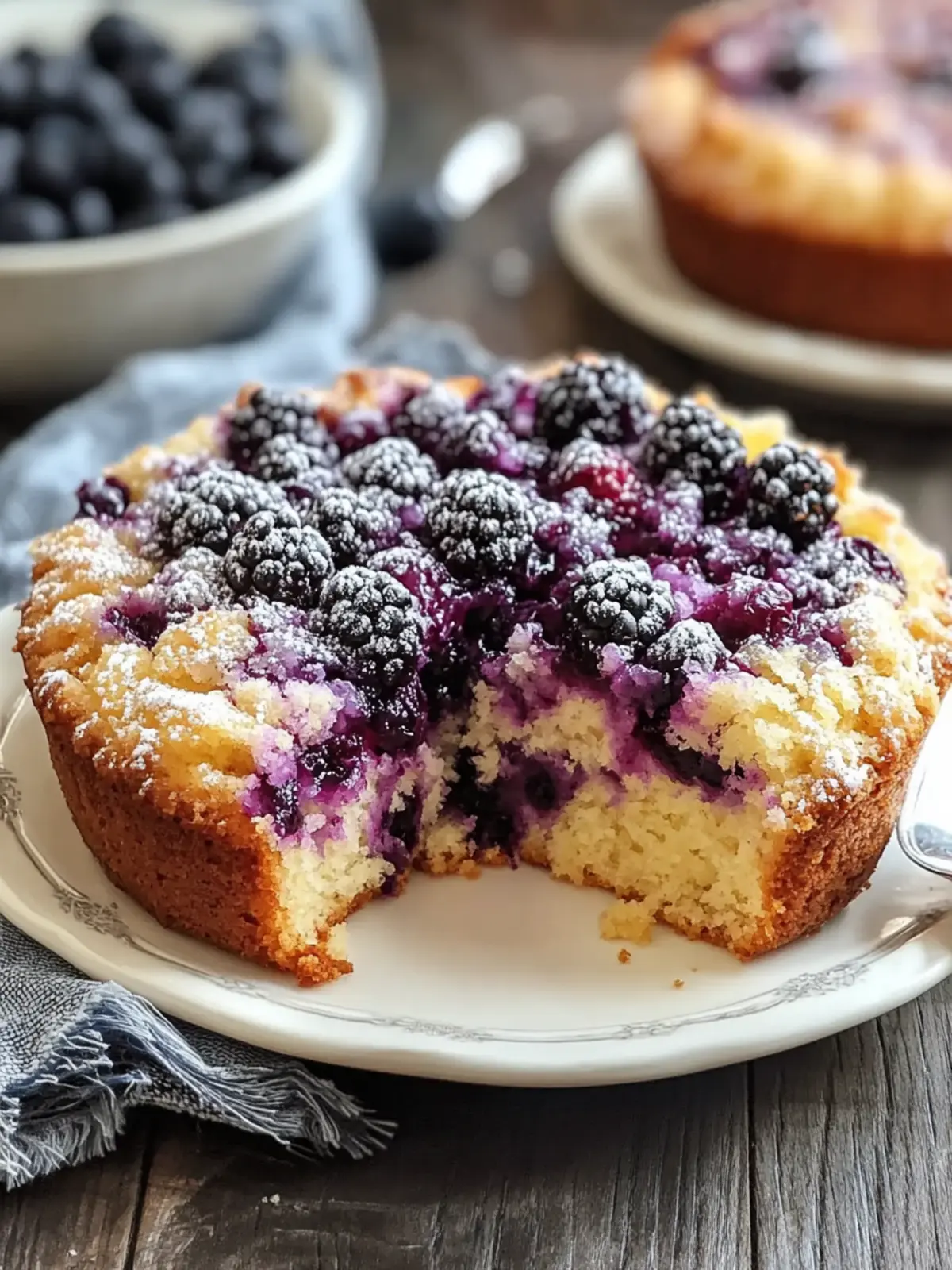 Fresh Huckleberry Buttermilk Coffee Cake for Cozy Mornings 2 Fresh Huckleberry Buttermilk Coffee Cake
